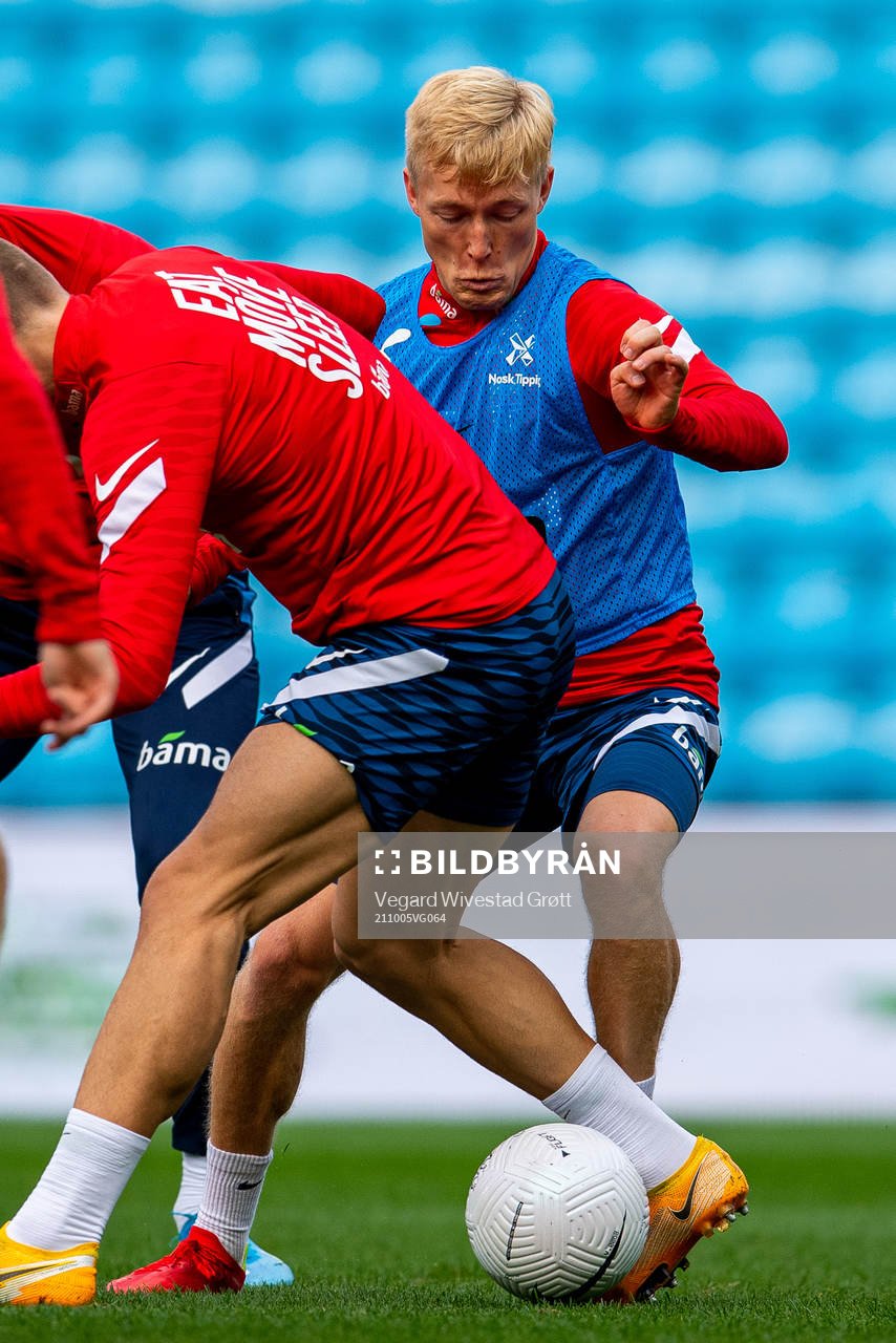 Birger Meling of the Norwegian national football team