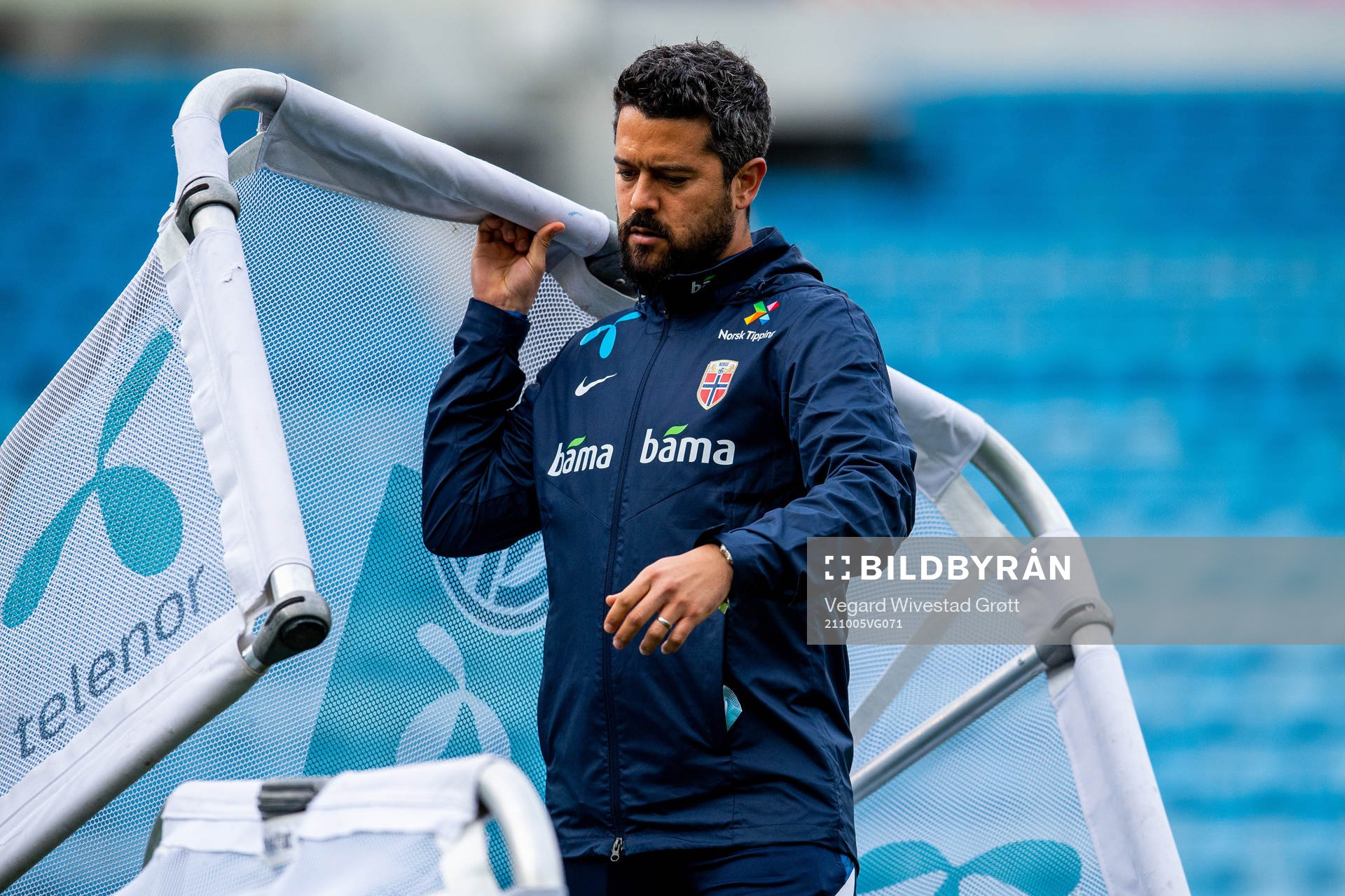 Bernardo Cueva, tactical statistician of the Norwegian