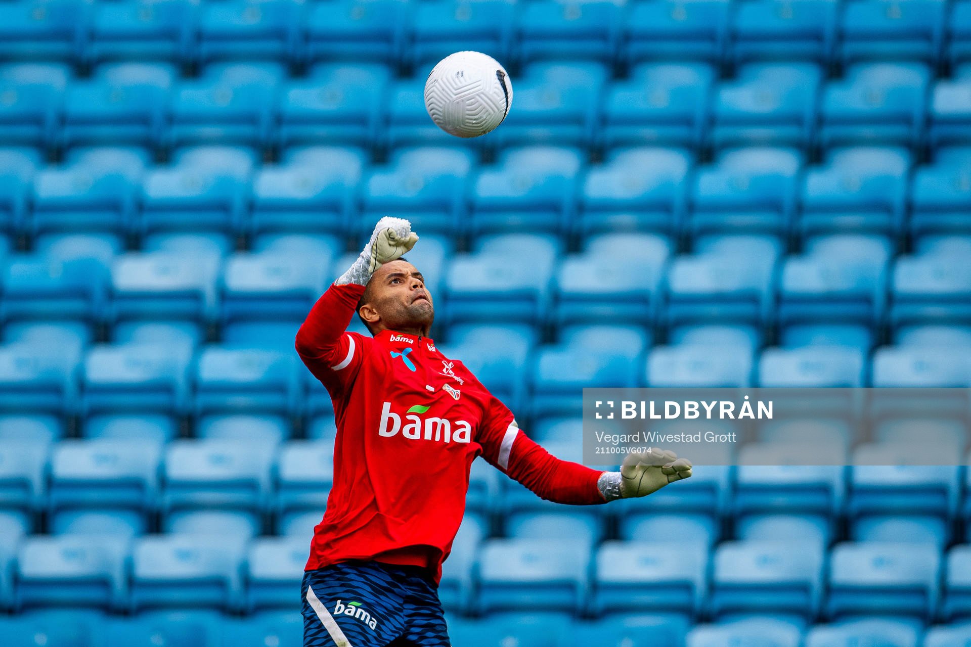 Goalkeeper Sten Grytebust of the Norwegian national