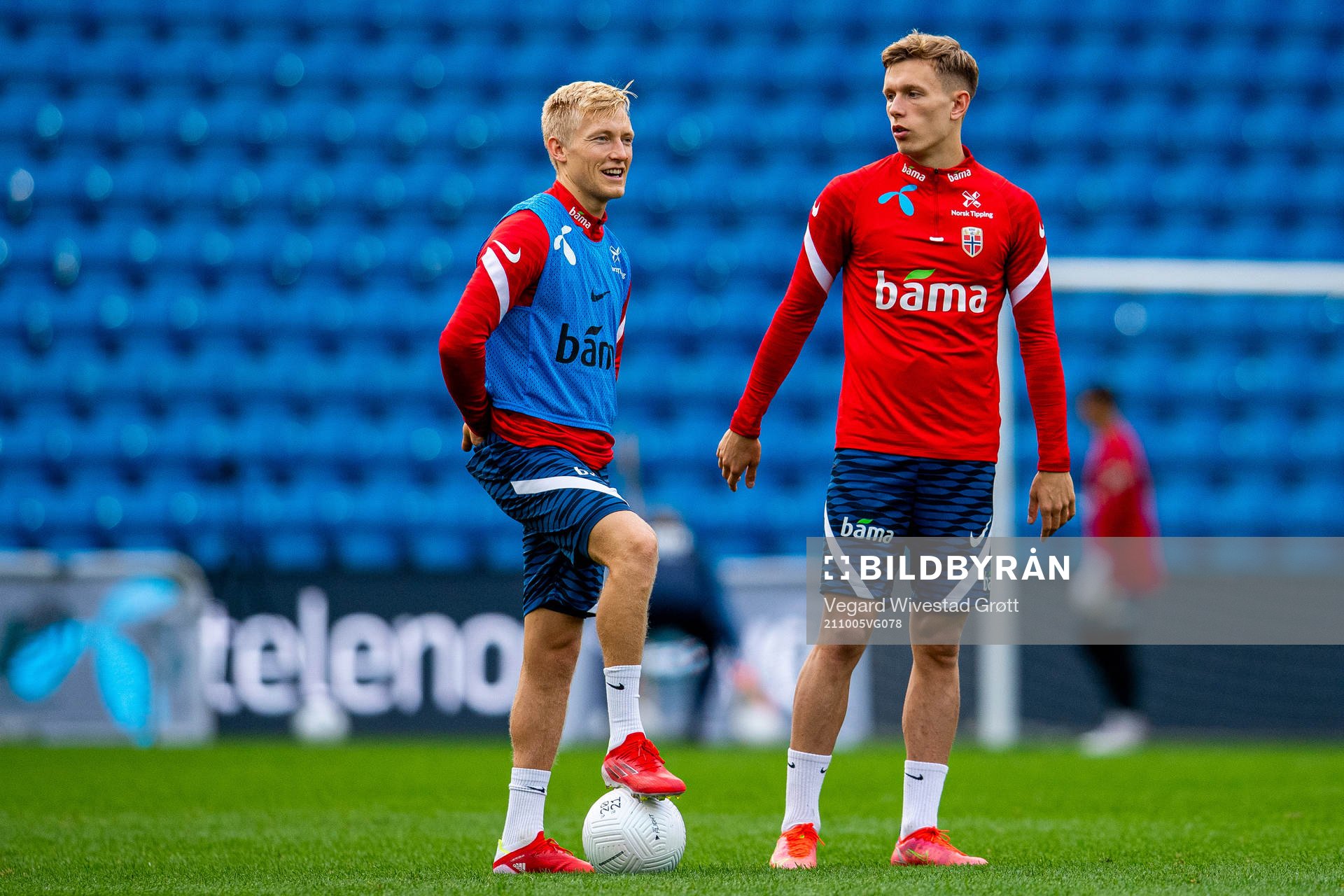 Birger Meling and Marcus Holmgren Pedersen of the Norwegian