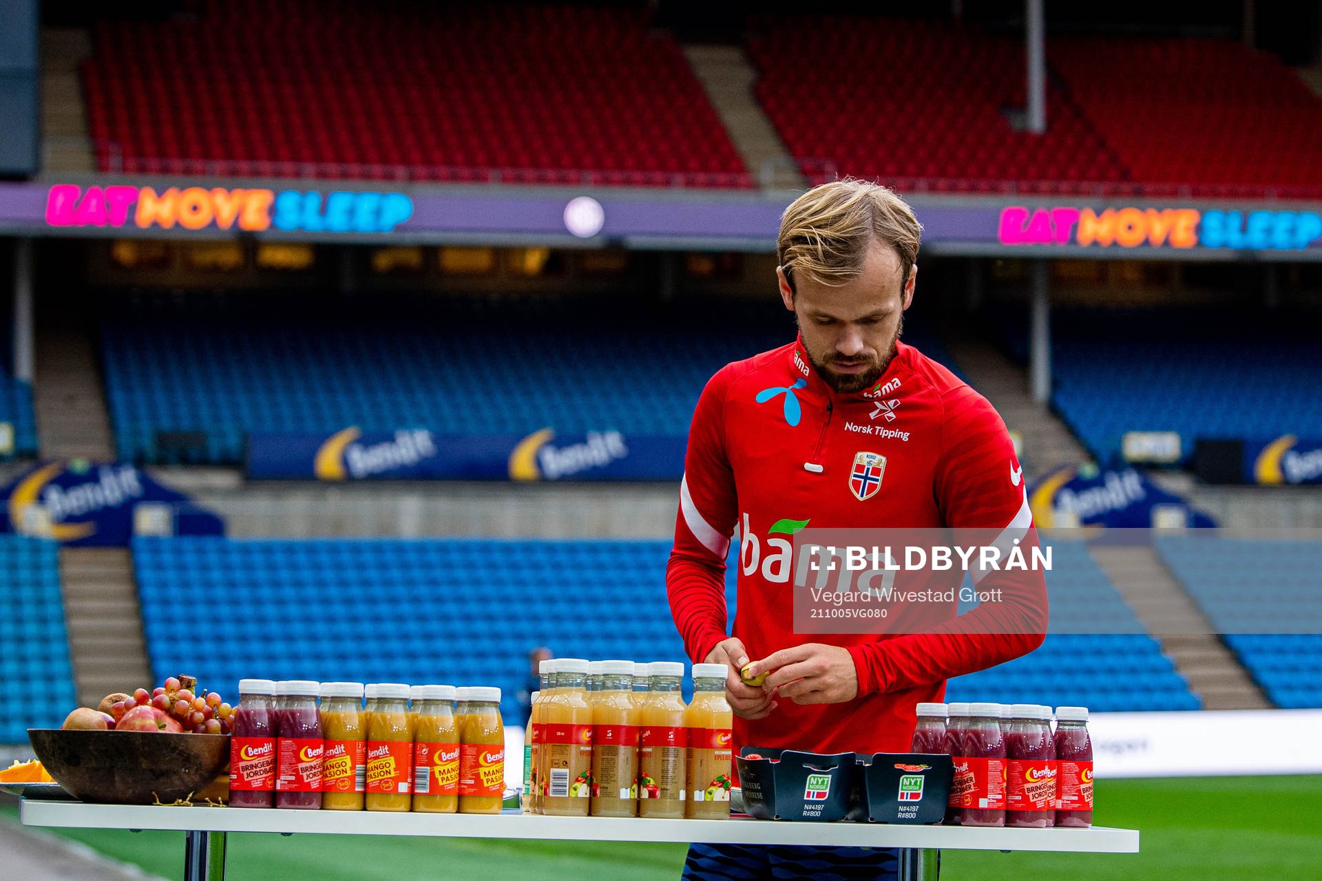 Iver Fossum of the Norwegian national football team