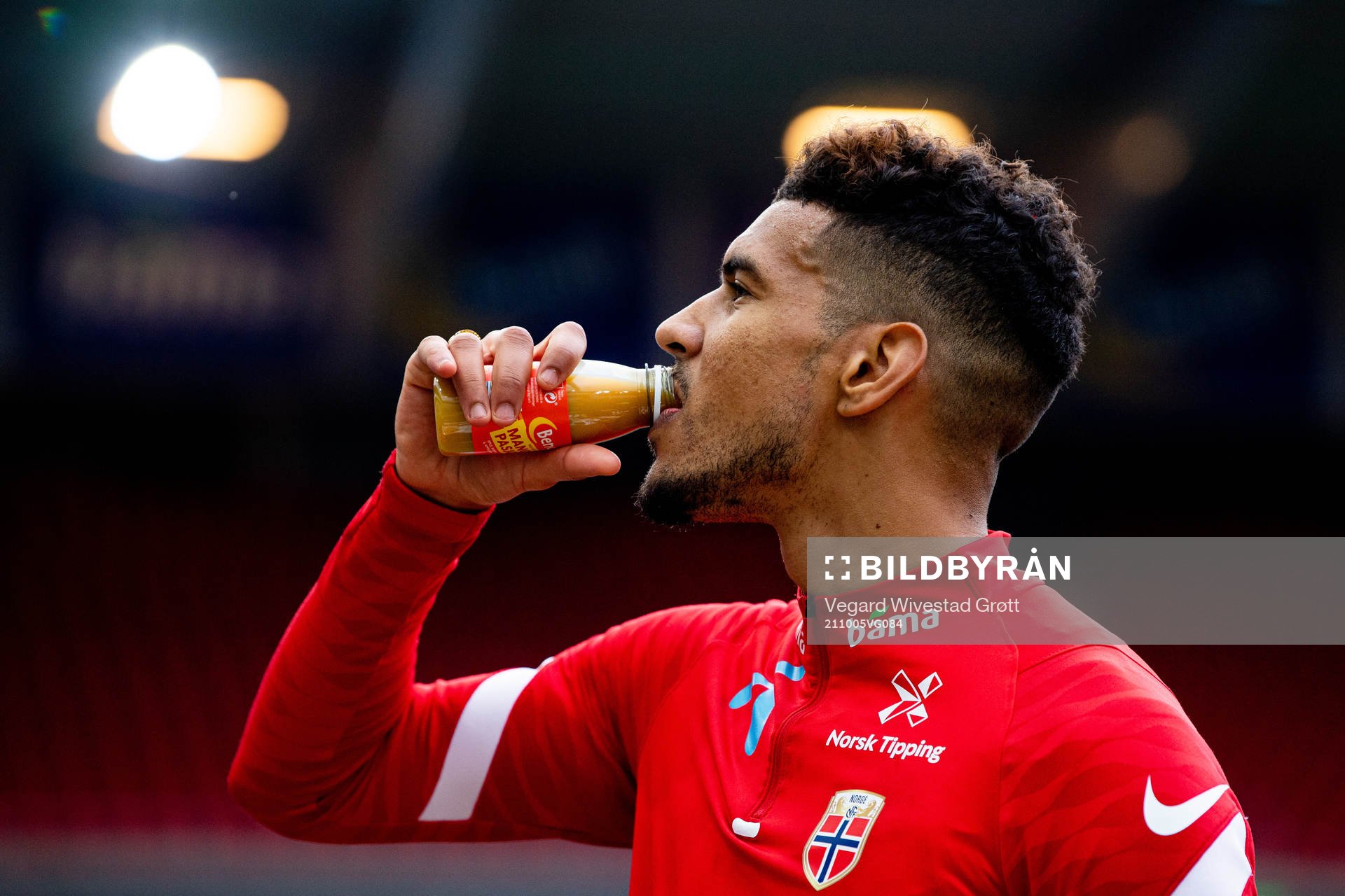 Ohi Omoijuanfo of the Norwegian national football team