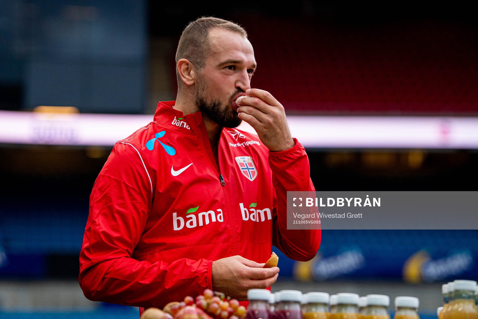 Veton Berisha of the Norwegian national football team