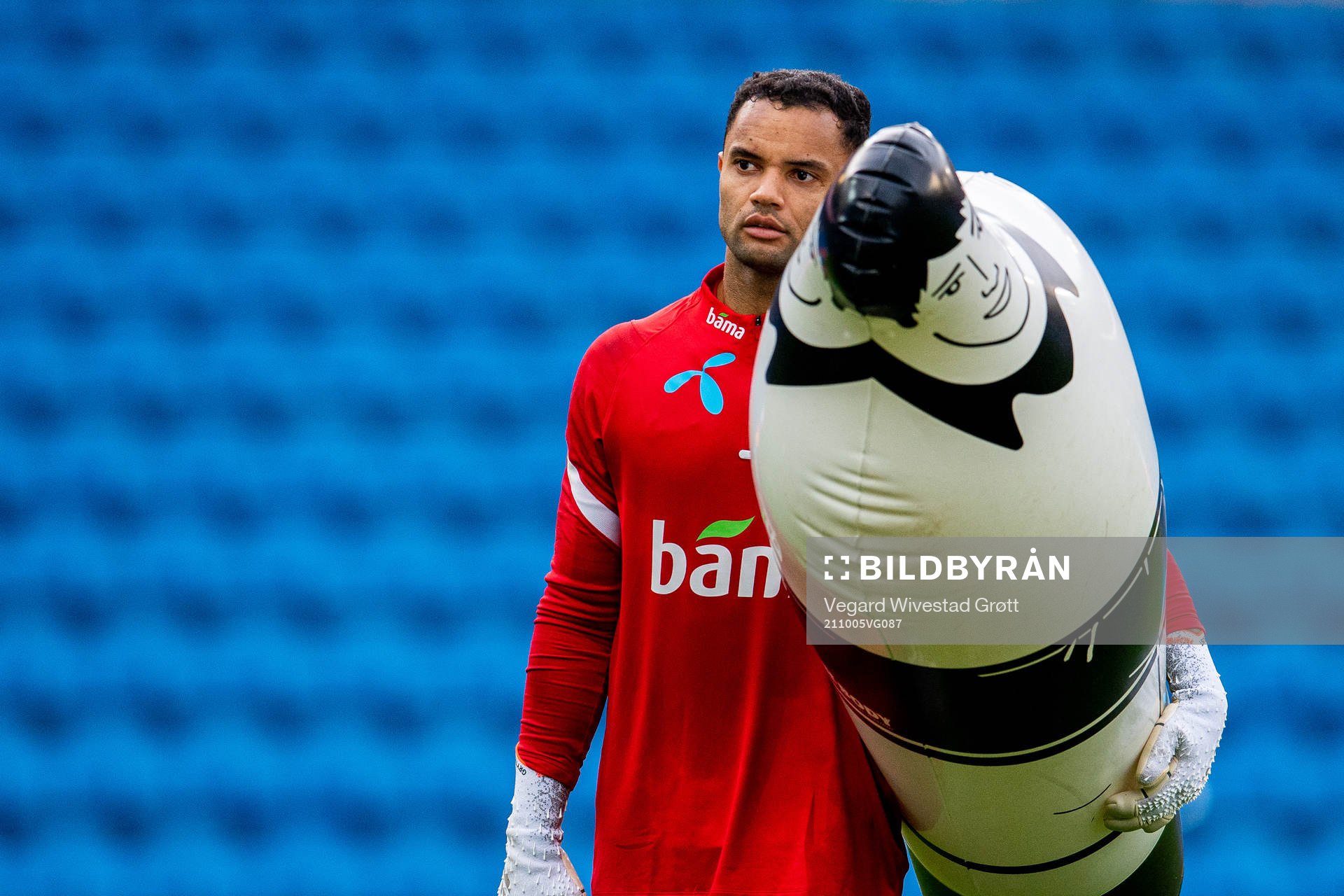 Goalkeeper Sten Grytebust of the Norwegian national