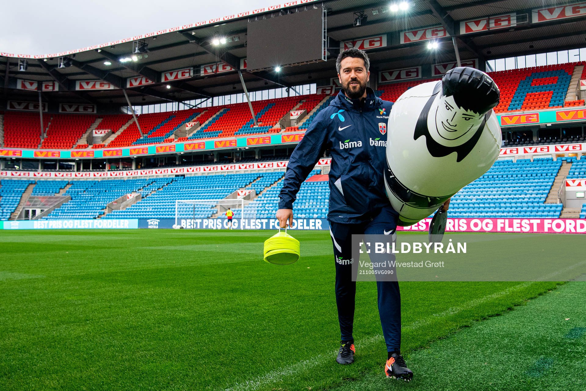 Bernardo Cueva, tactical statistician of the Norwegian