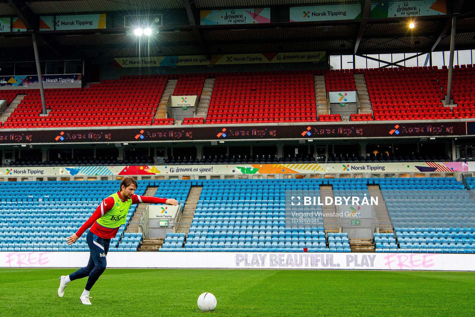 Stefan Strandberg of the Norwegian national football team
