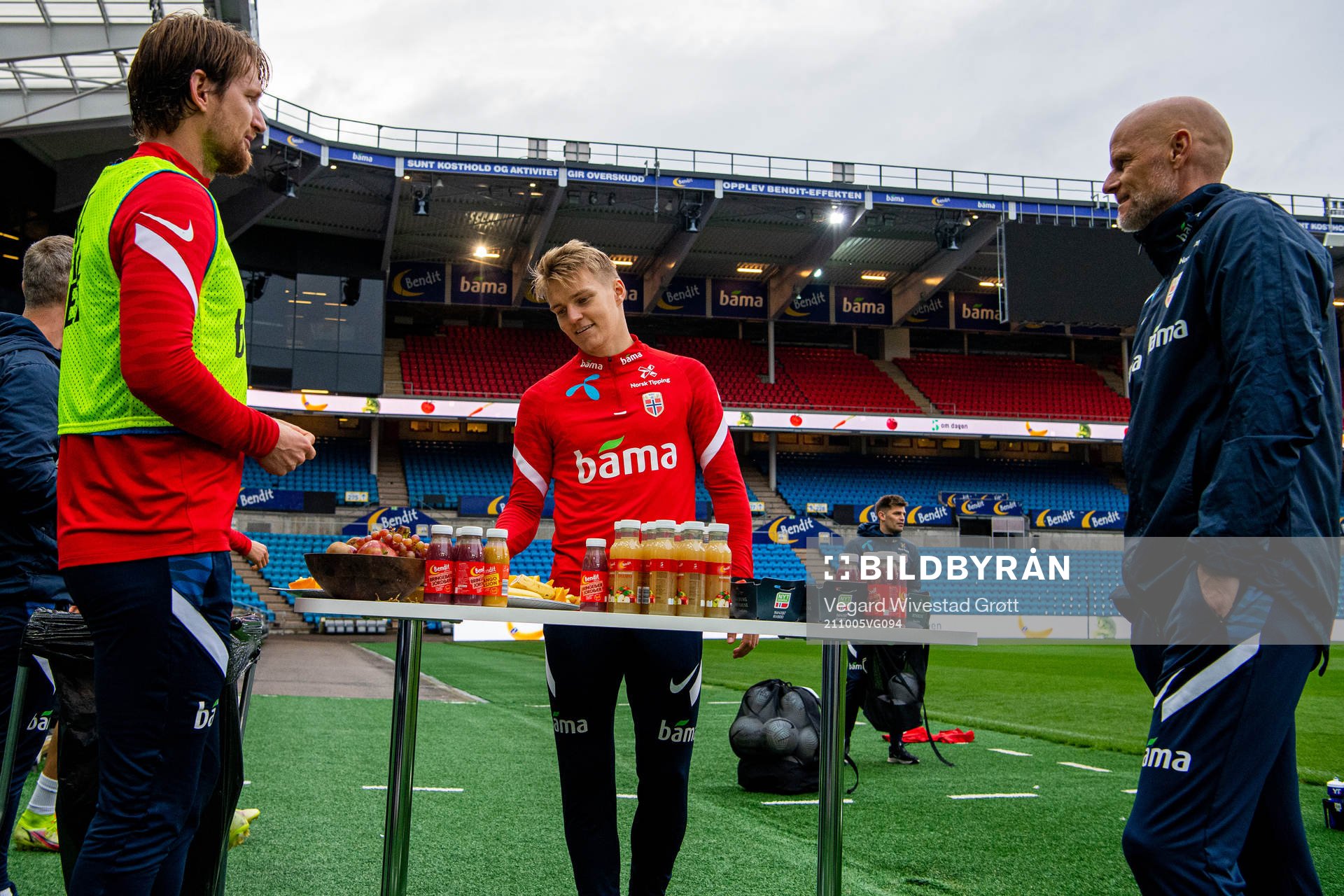 Stefan Strandberg, Martin Ødegaard and Ståle Solbakken,