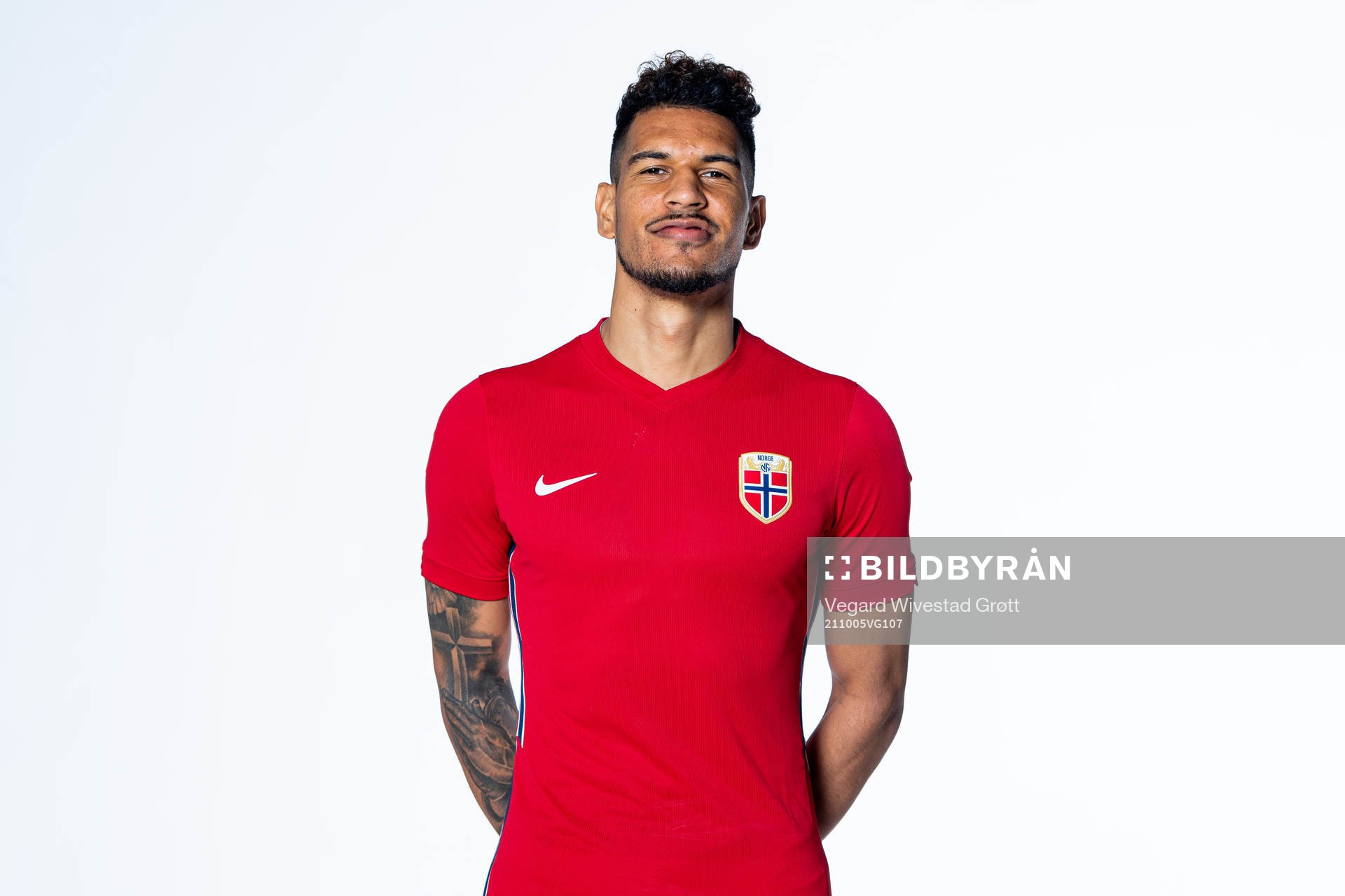 Ohi Omoijuanfo of the Norwegian national football team