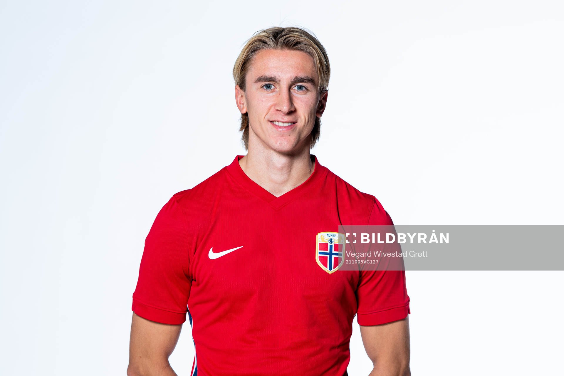 Dennis Johnsen of the Norwegian national football team