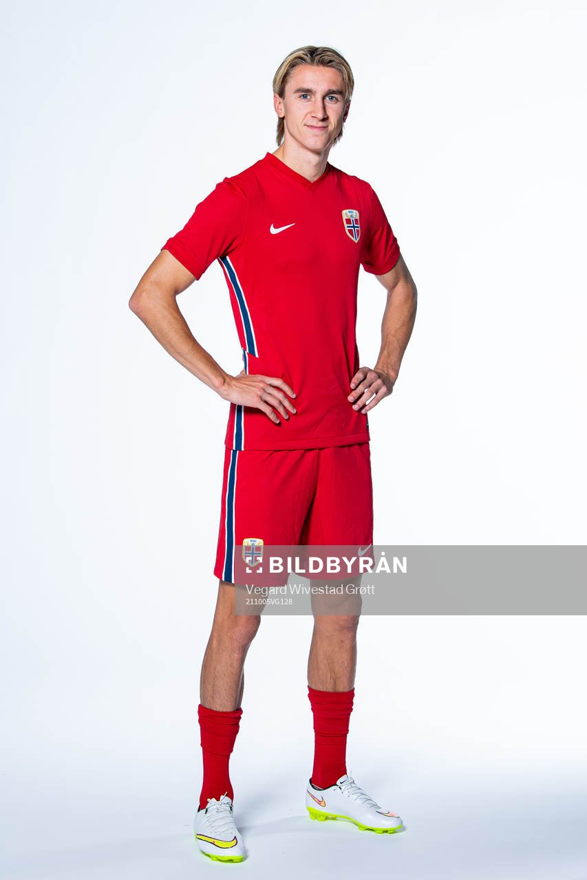 Dennis Johnsen of the Norwegian national football team