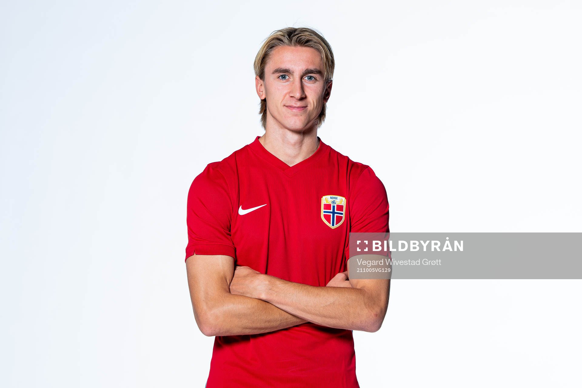 Dennis Johnsen of the Norwegian national football team