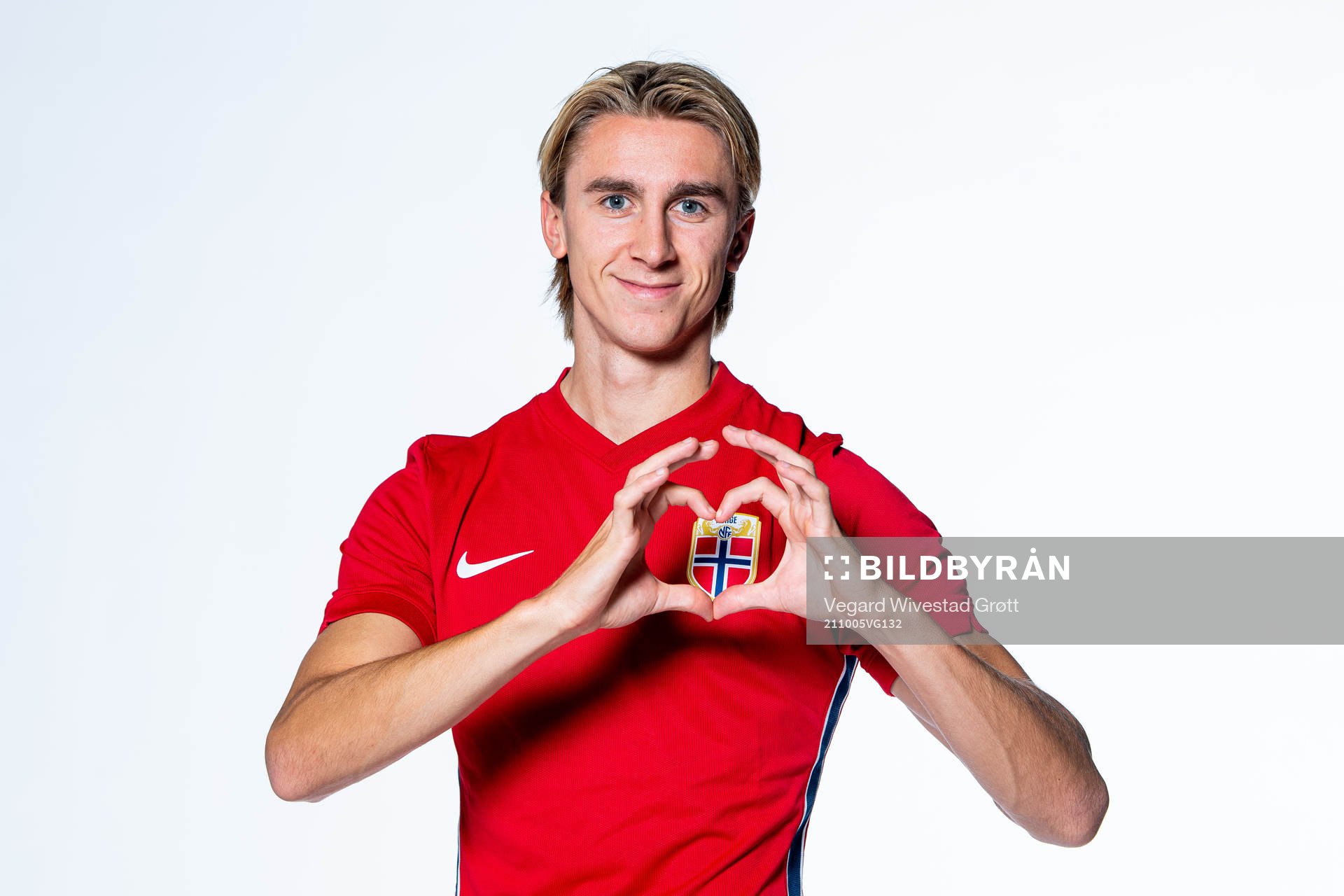 Dennis Johnsen of the Norwegian national football team