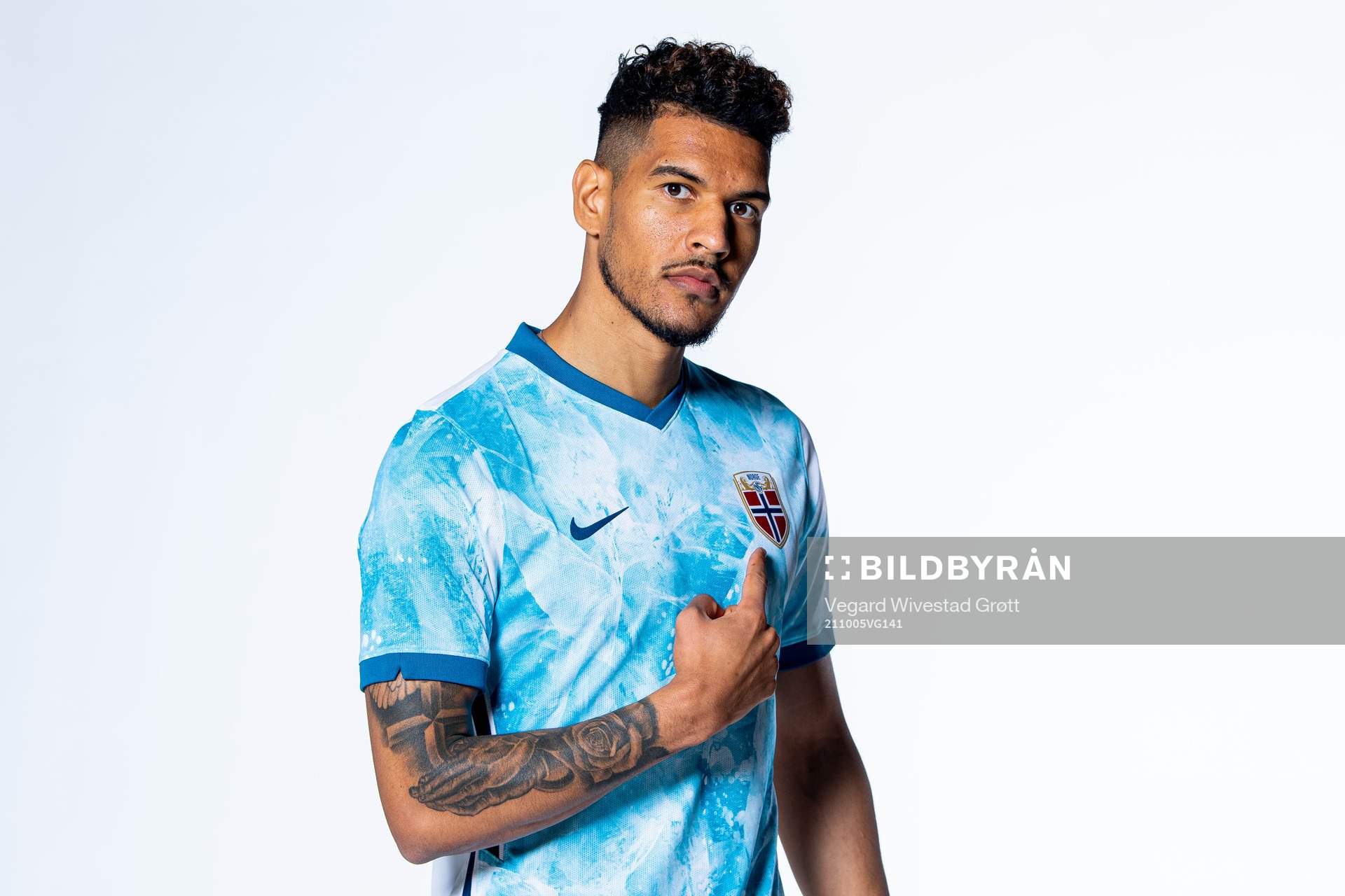 Ohi Omoijuanfo of the Norwegian national football team