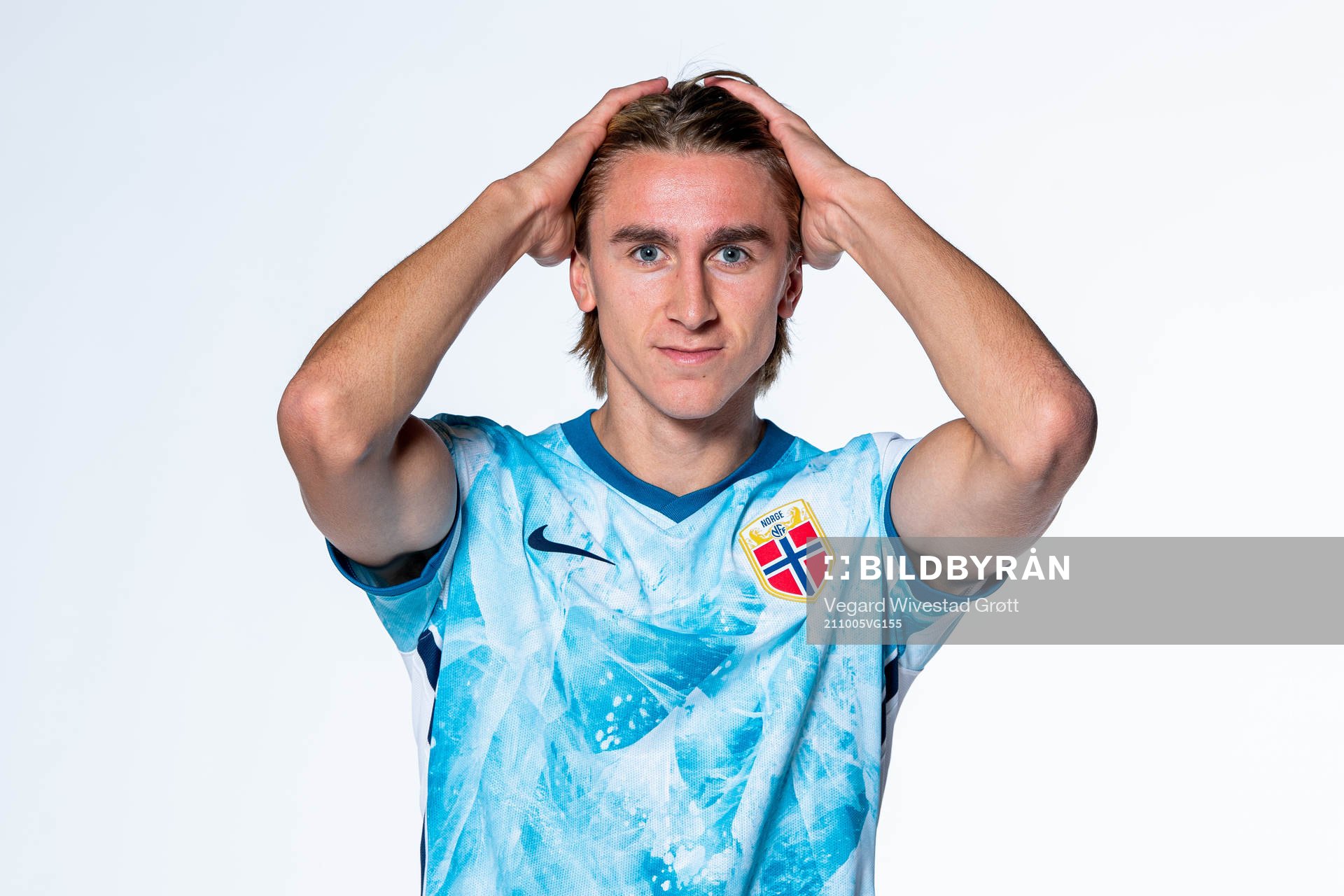 Dennis Johnsen of the Norwegian national football team