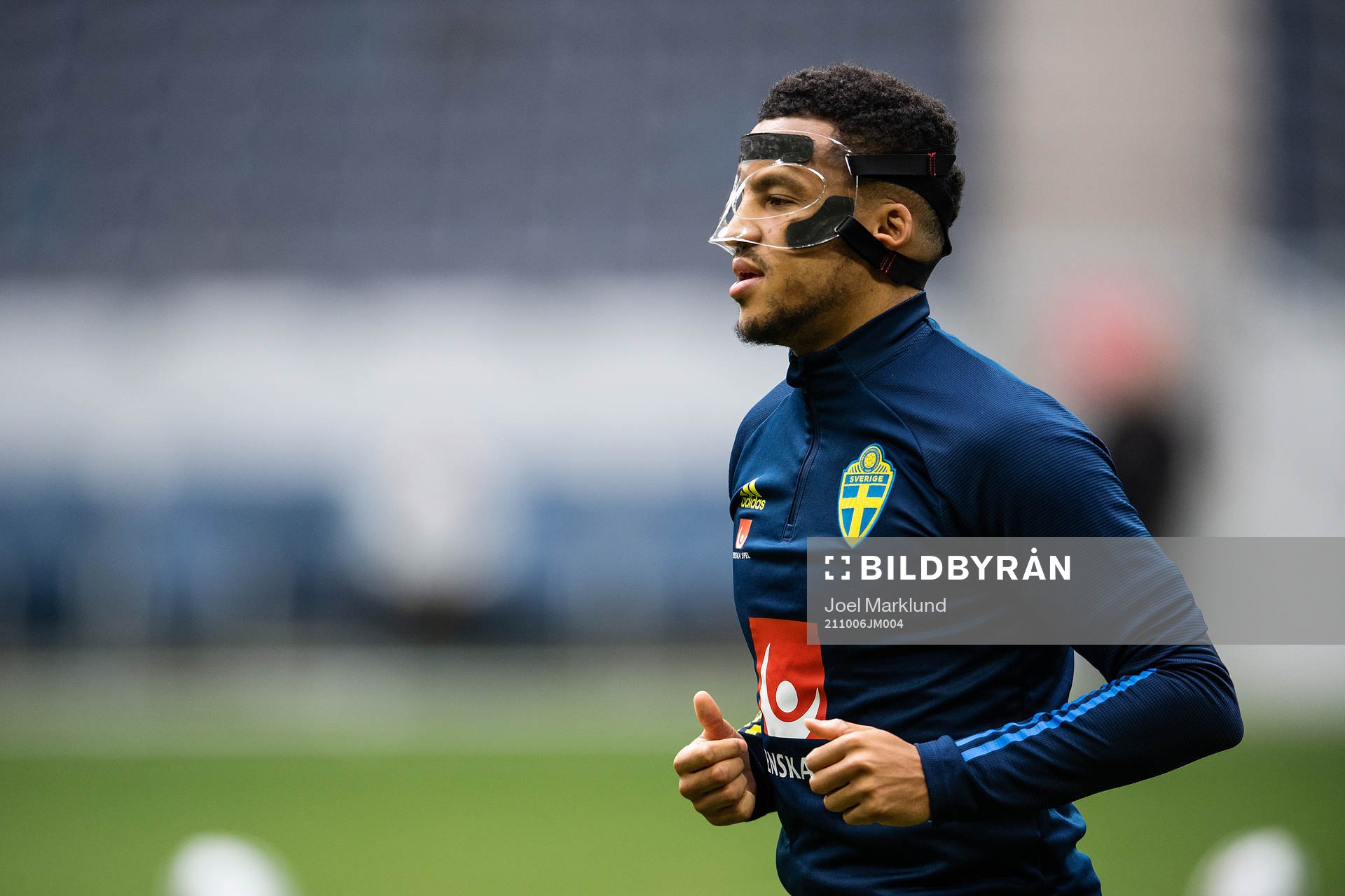 Martin Olsson of the Swedish national football team