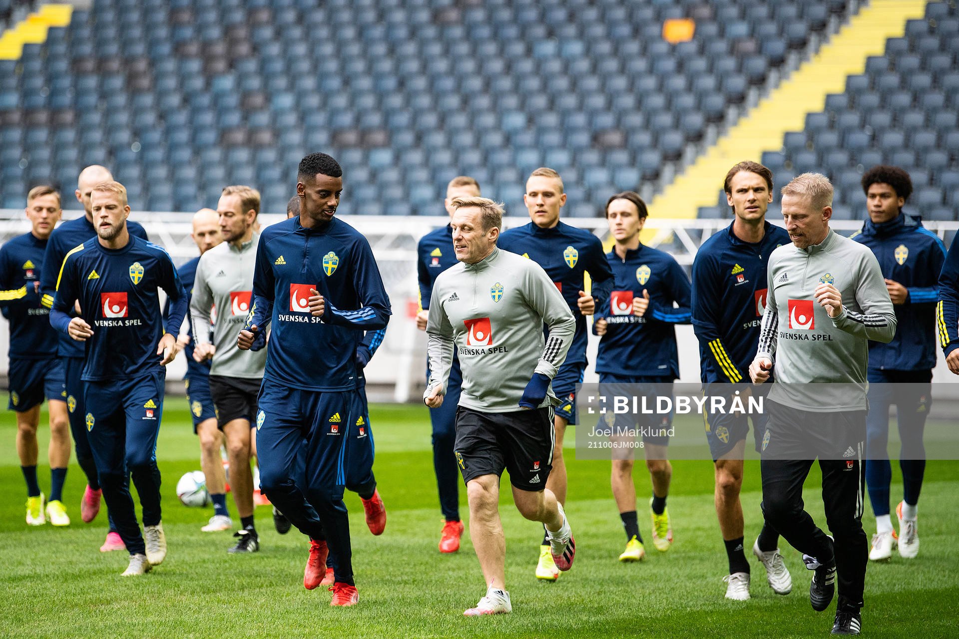 Alexander Isak of the Swedish national football team
