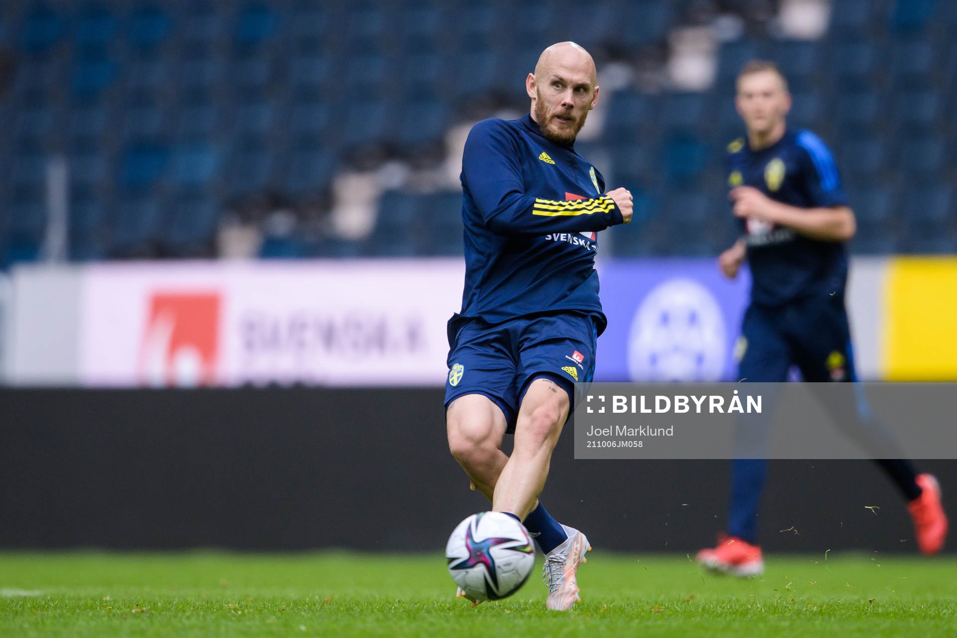 Magnus Eriksson of the Swedish national football team