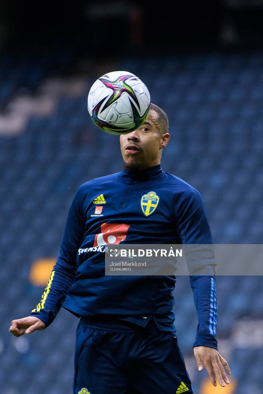 Robin Quaison of the Swedish national football team