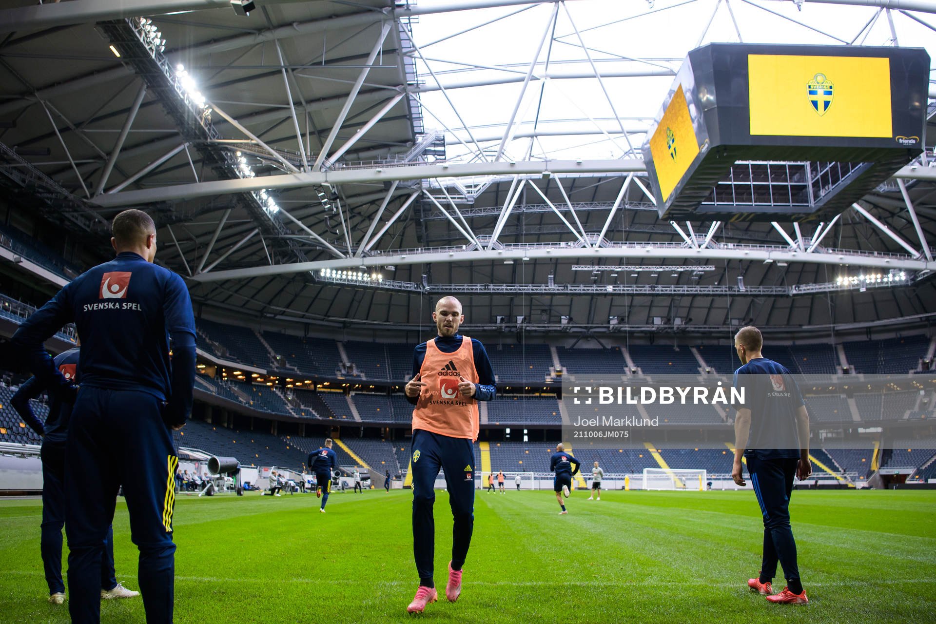 Marcus Danielson of the Swedish national football team