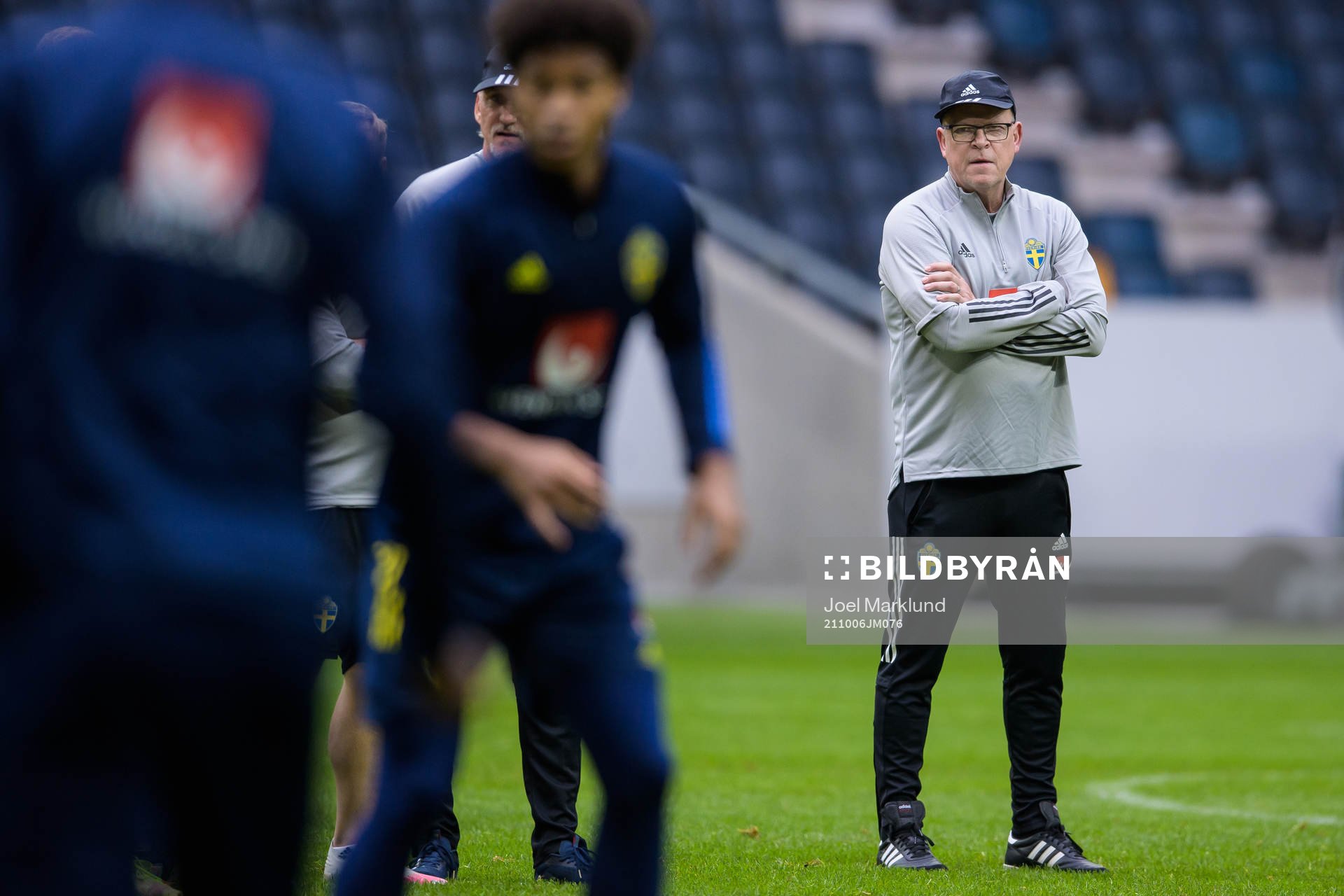 Head coach Janne Andersson of the Swedish national football