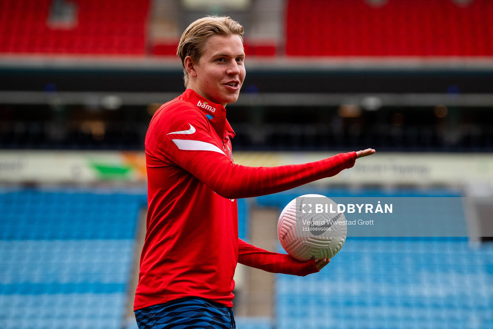 Jens Petter Hauge of the Norwegian national football team