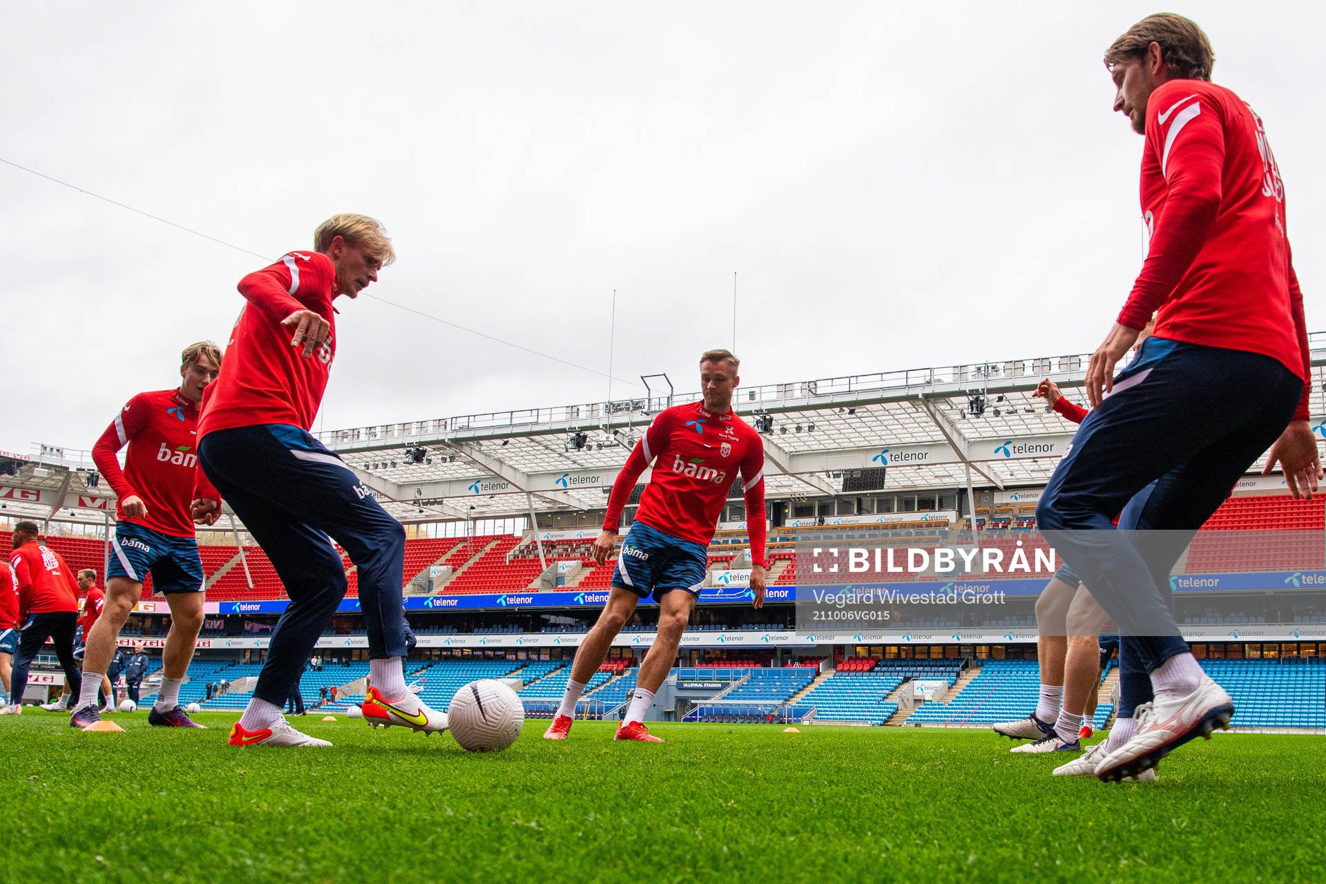 Morten Thorsby and Stian Gregersen of the Norwegian