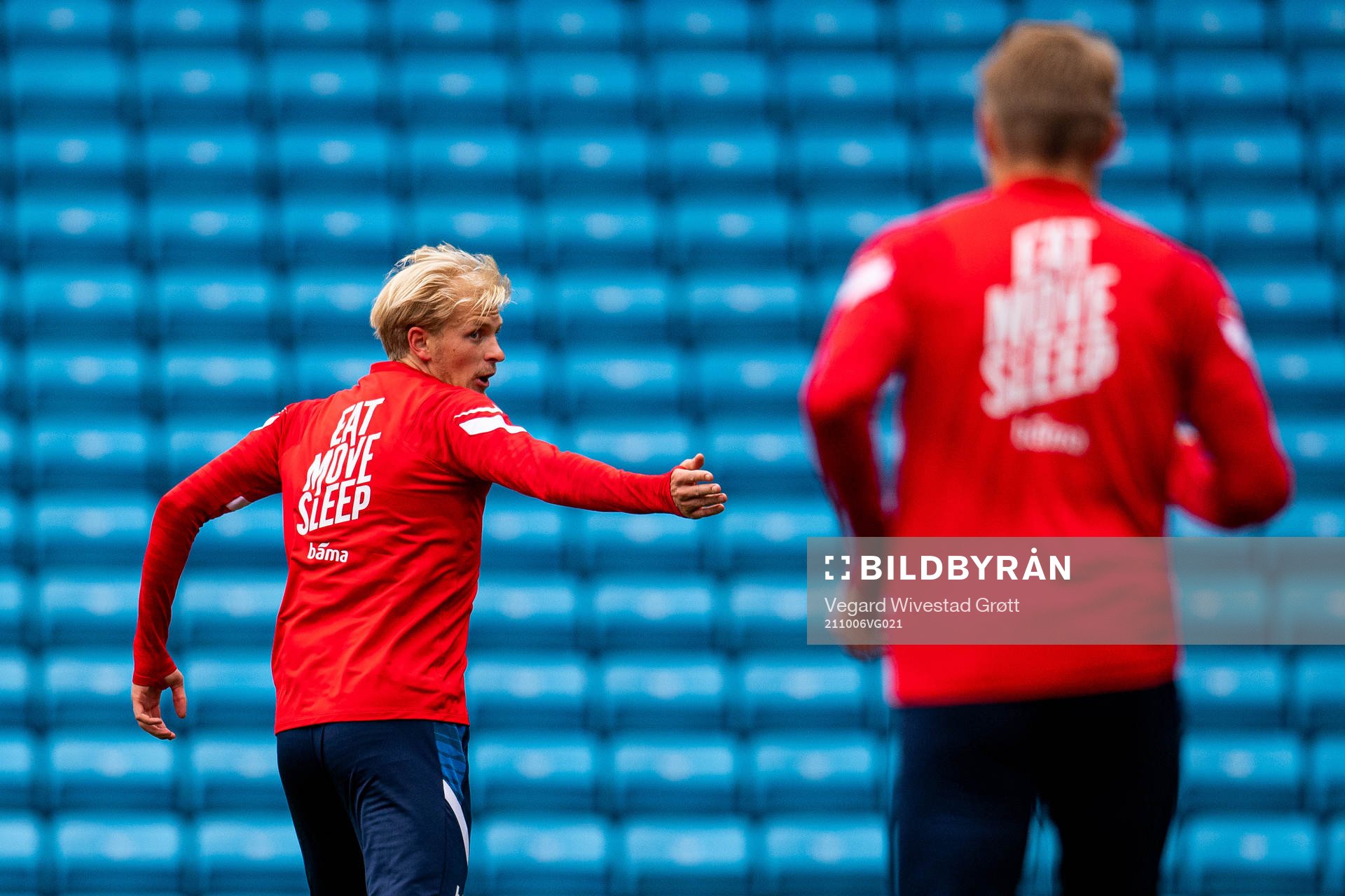 Morten Thorsby of the Norwegian national football team