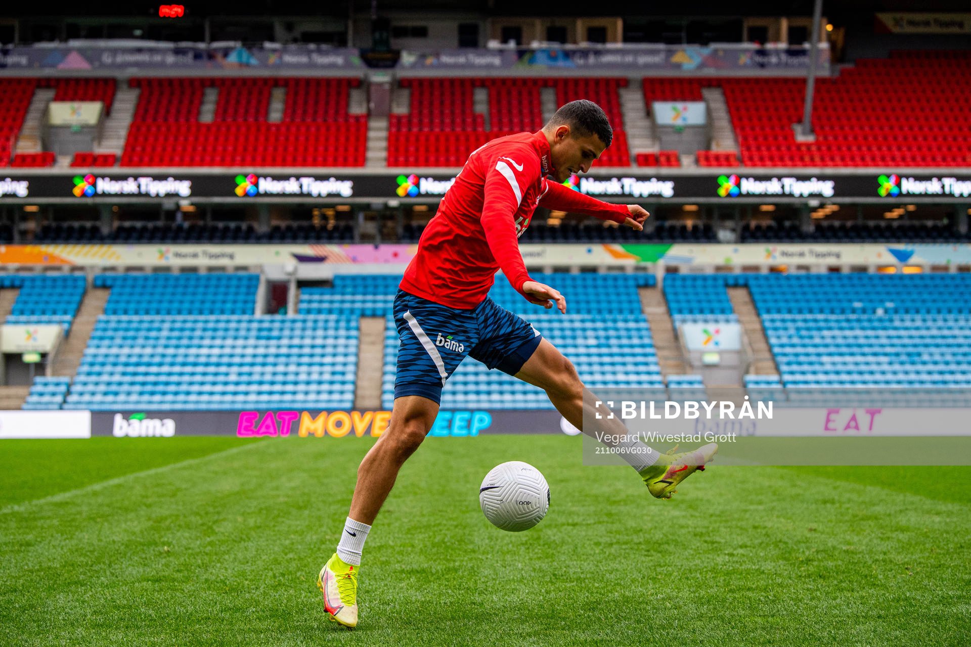 Mohamed Elyounoussi of the Norwegian national football team