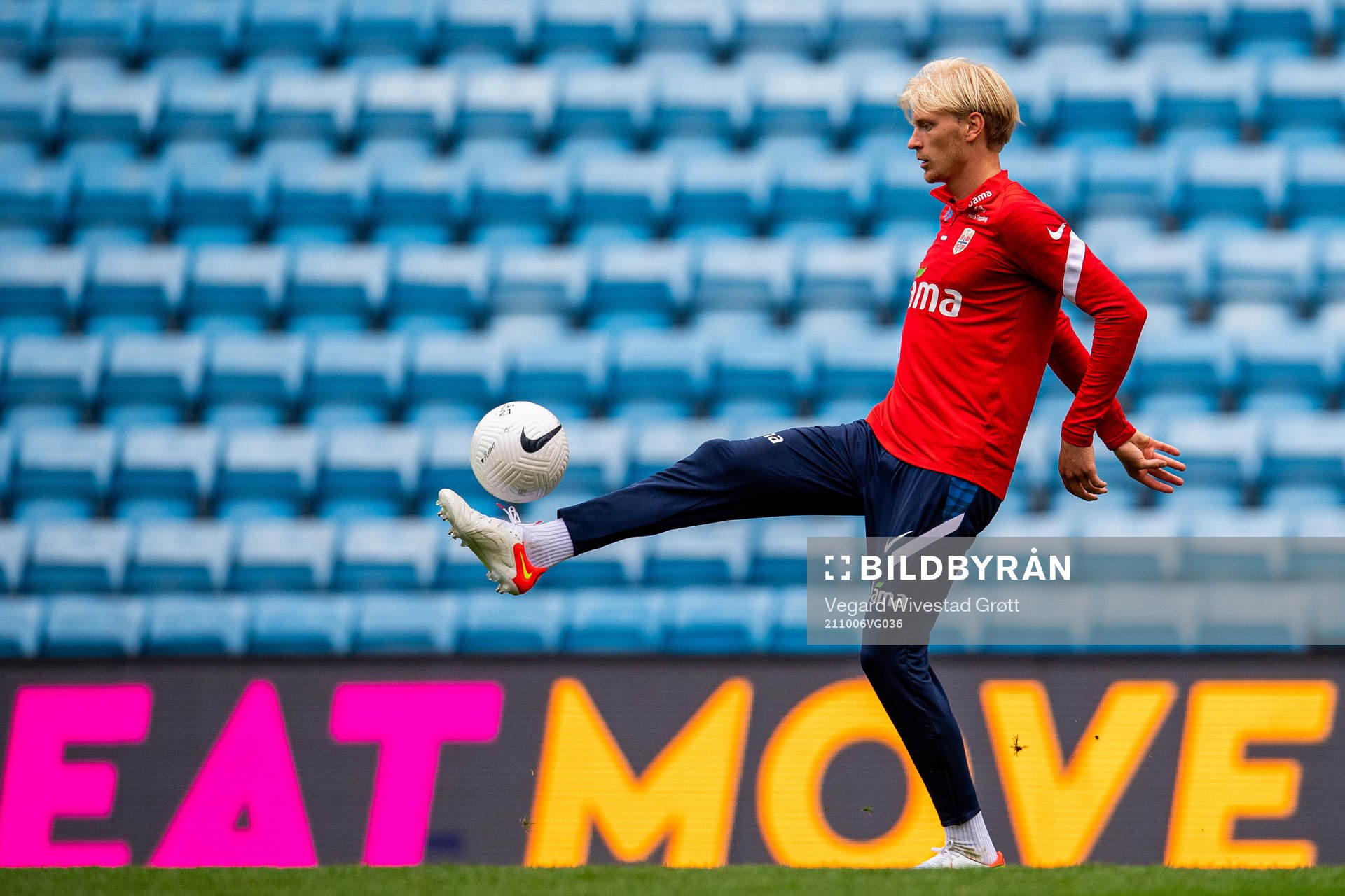 Morten Thorsby of the Norwegian national football team