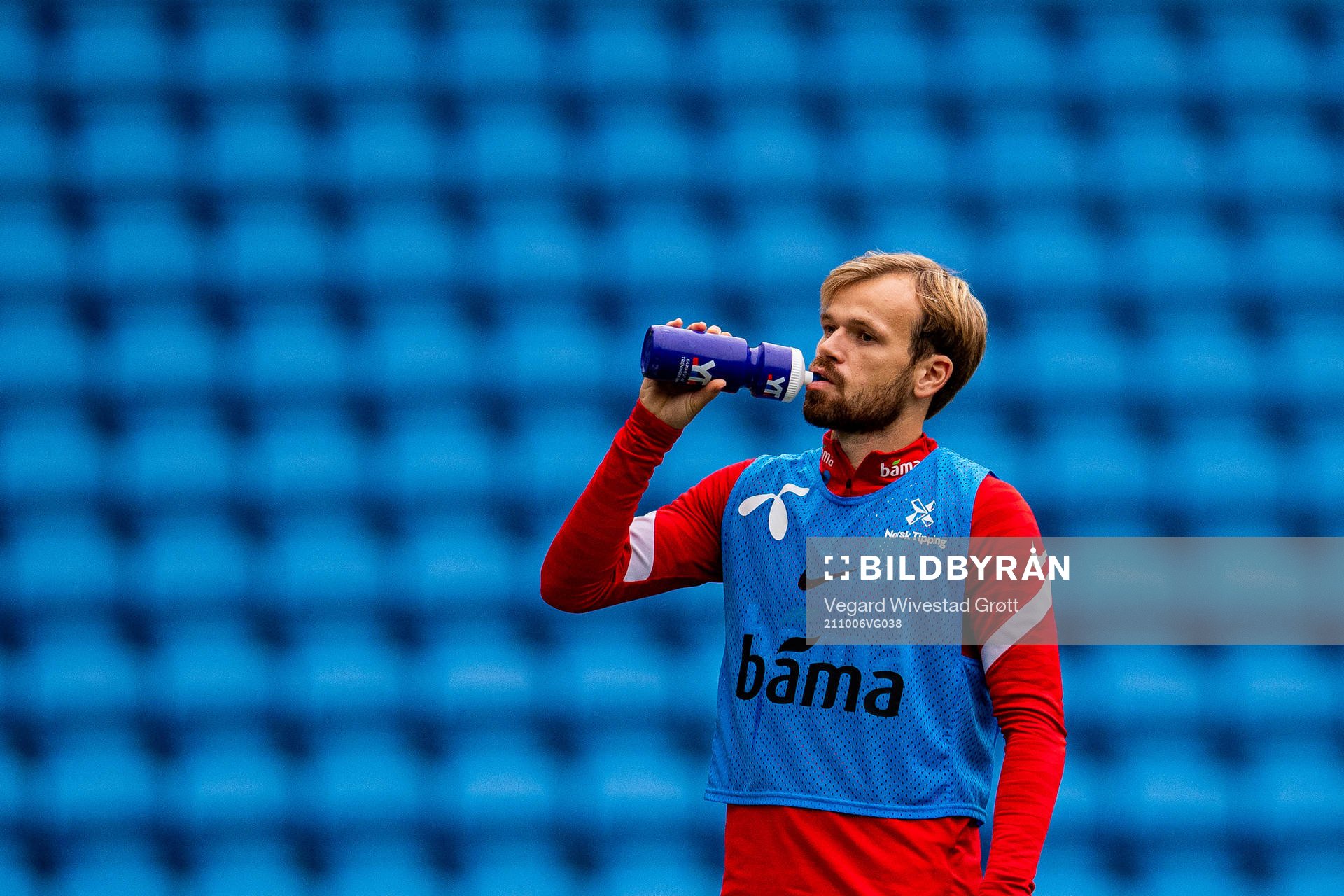 Iver Fossum of the Norwegian national football team