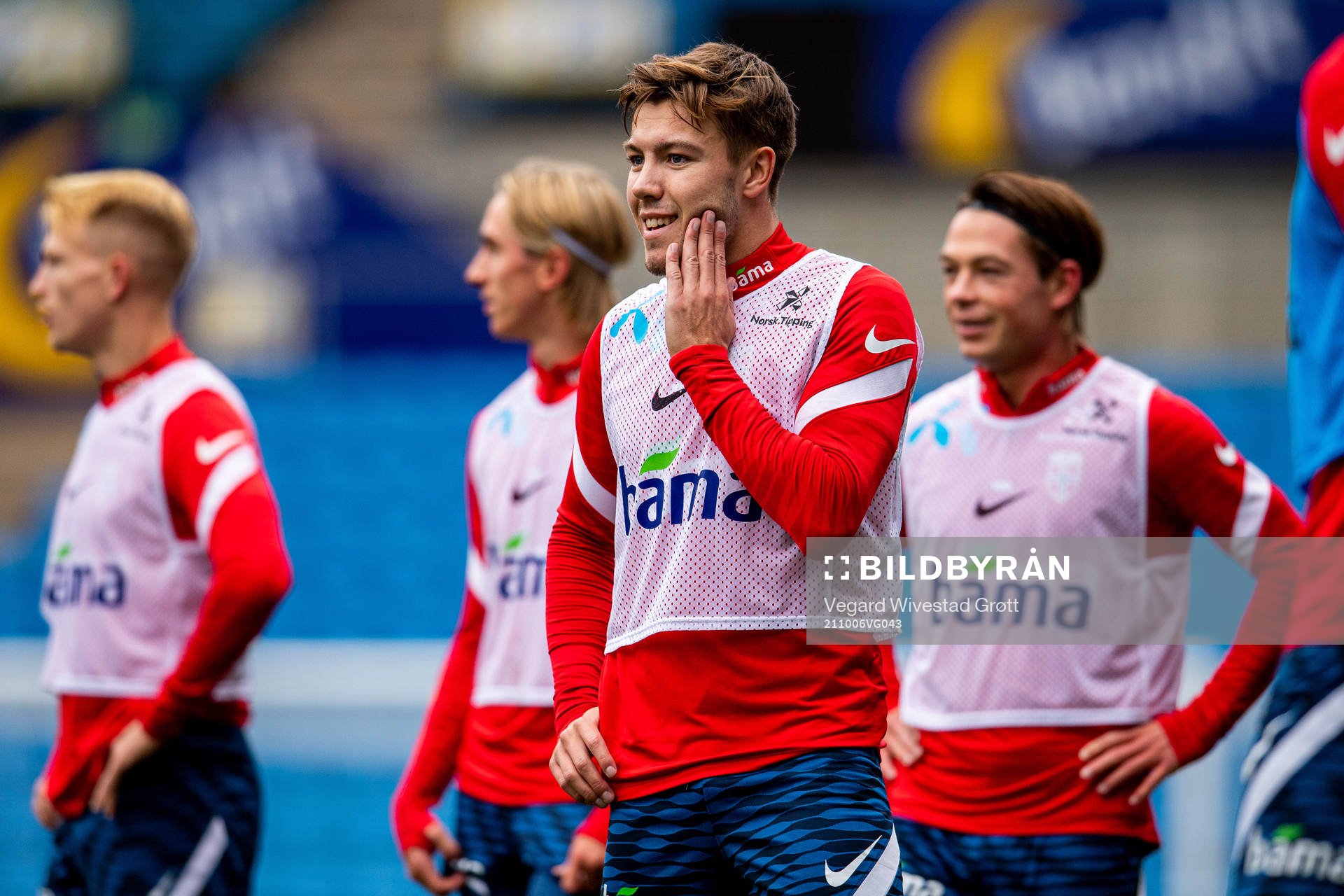 Fredrik André Bjørkan of the Norwegian national football