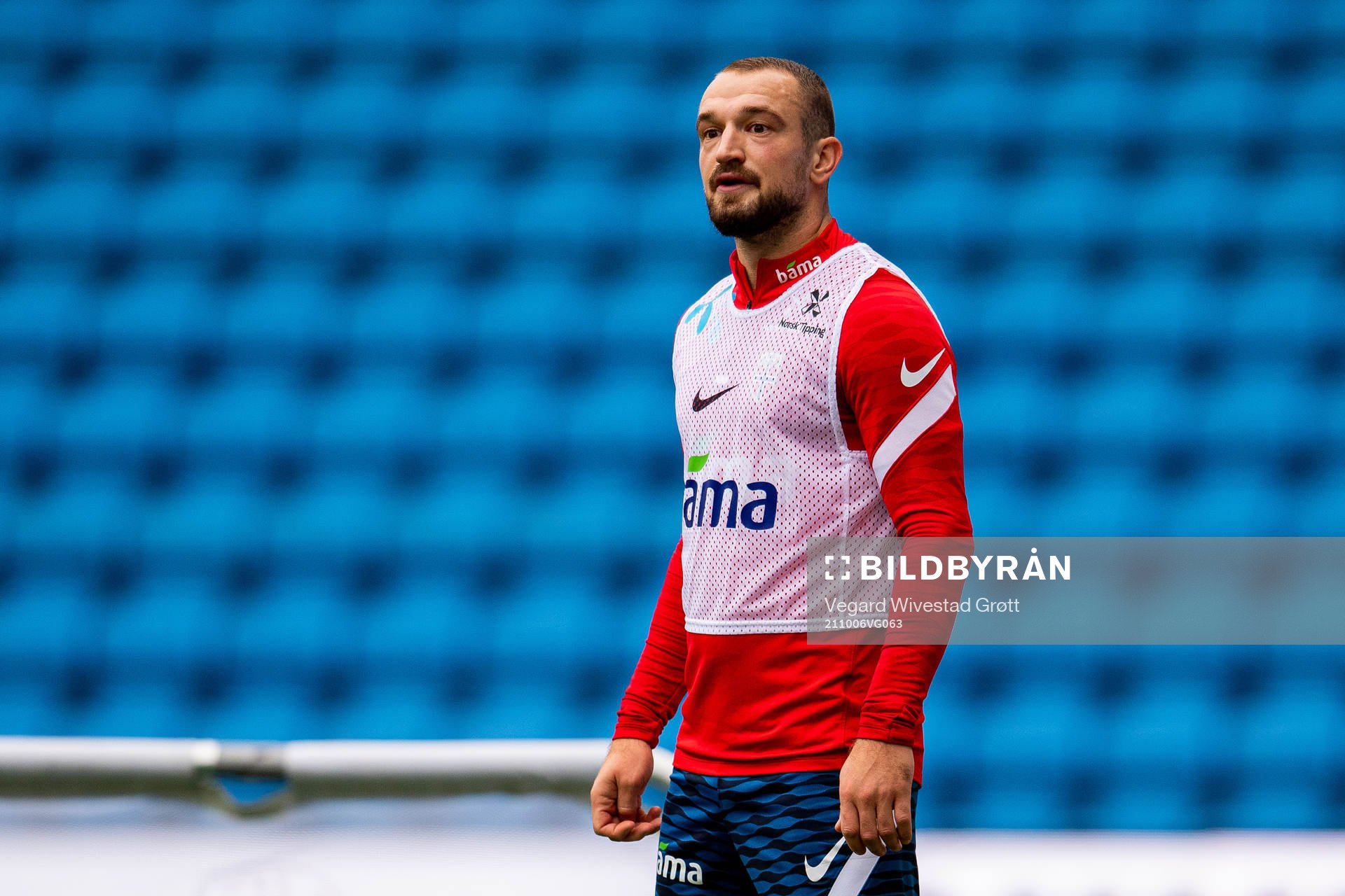 Veton Berisha of the Norwegian national football team