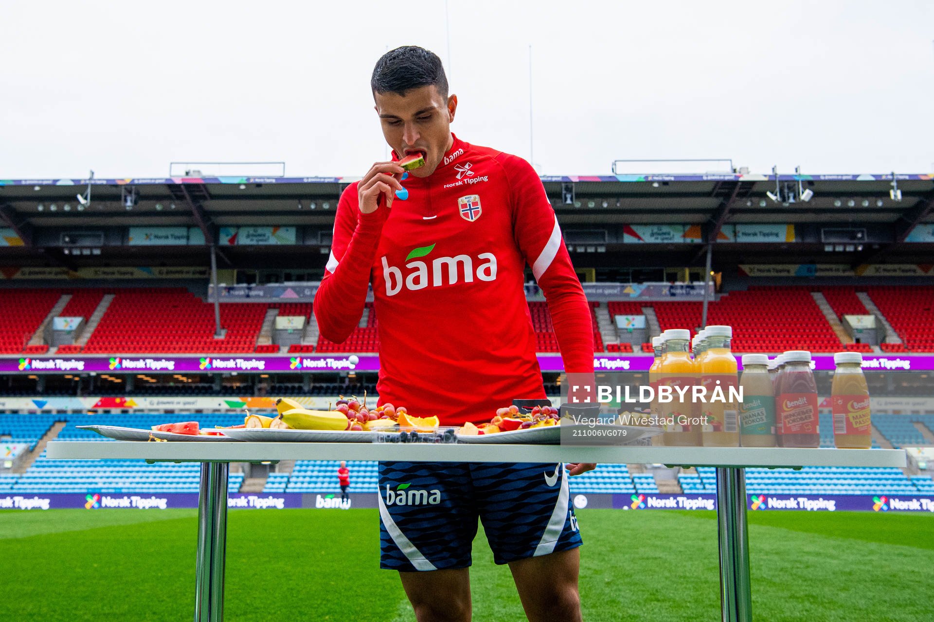 Mohamed Elyounoussi of the Norwegian national football team