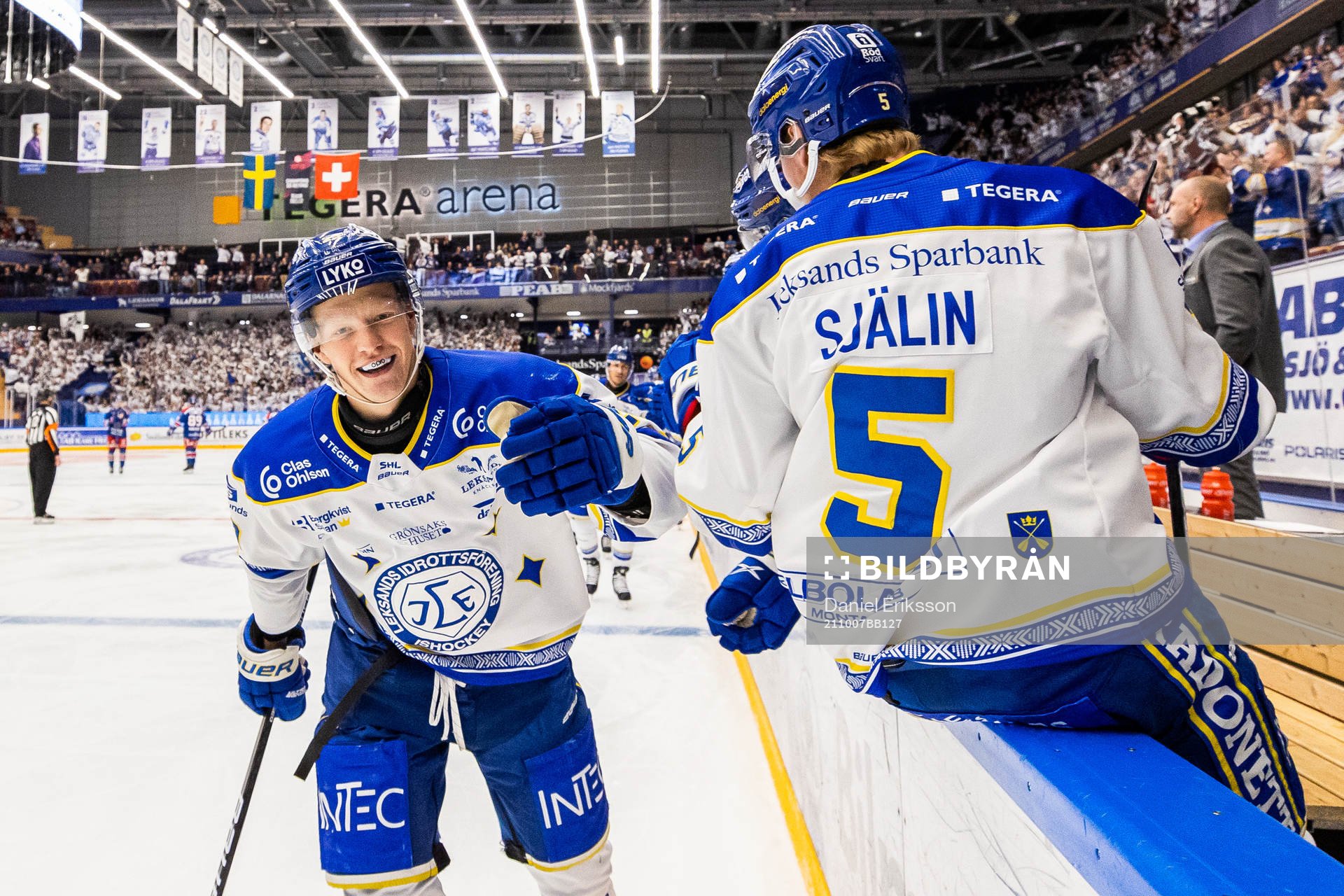 Leksands Emil Heineman jublar