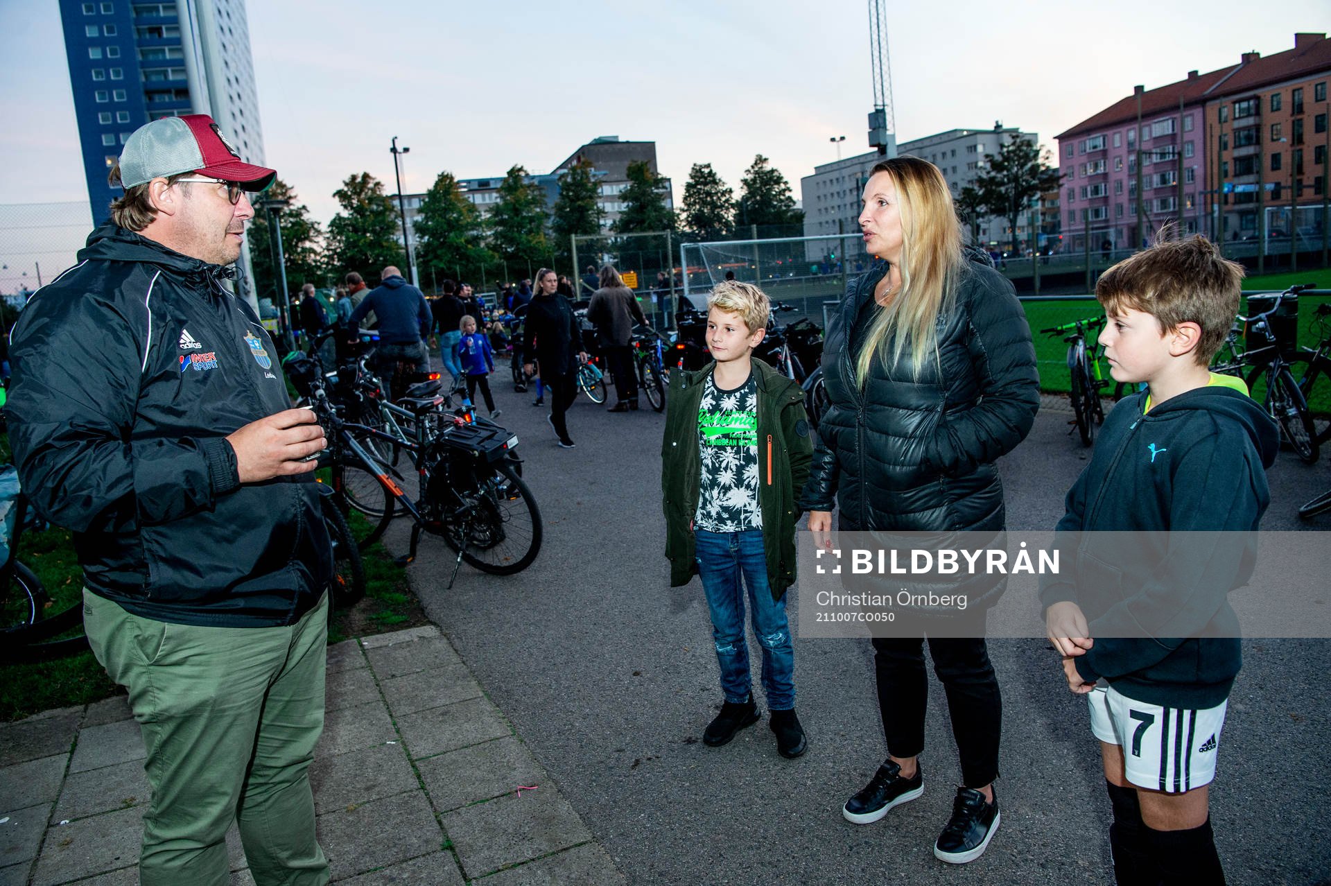 Terje Persson ordförande i Lilla Torg med Linda Glasnovic