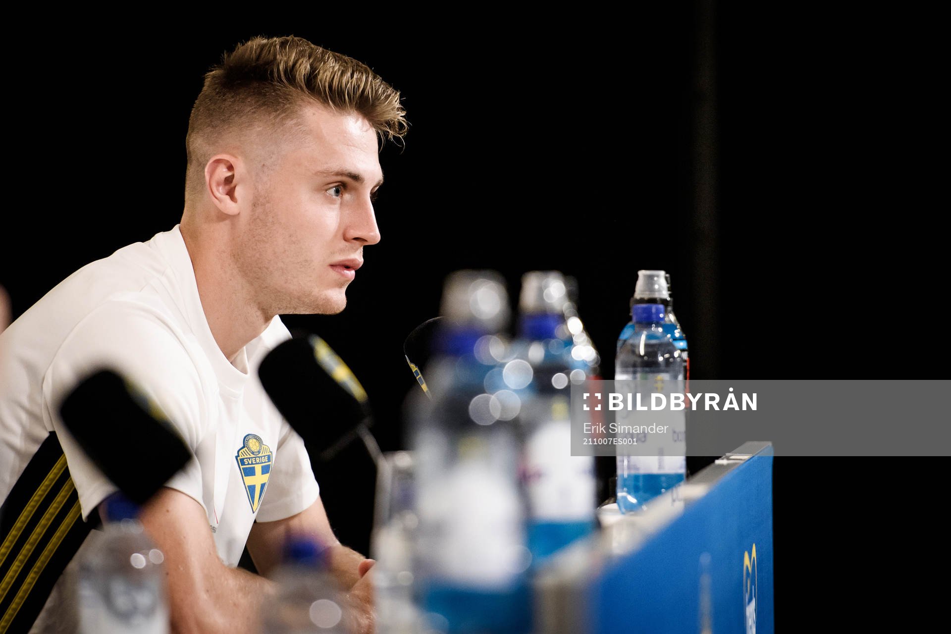 Mattias Svanberg of the Swedish national football team