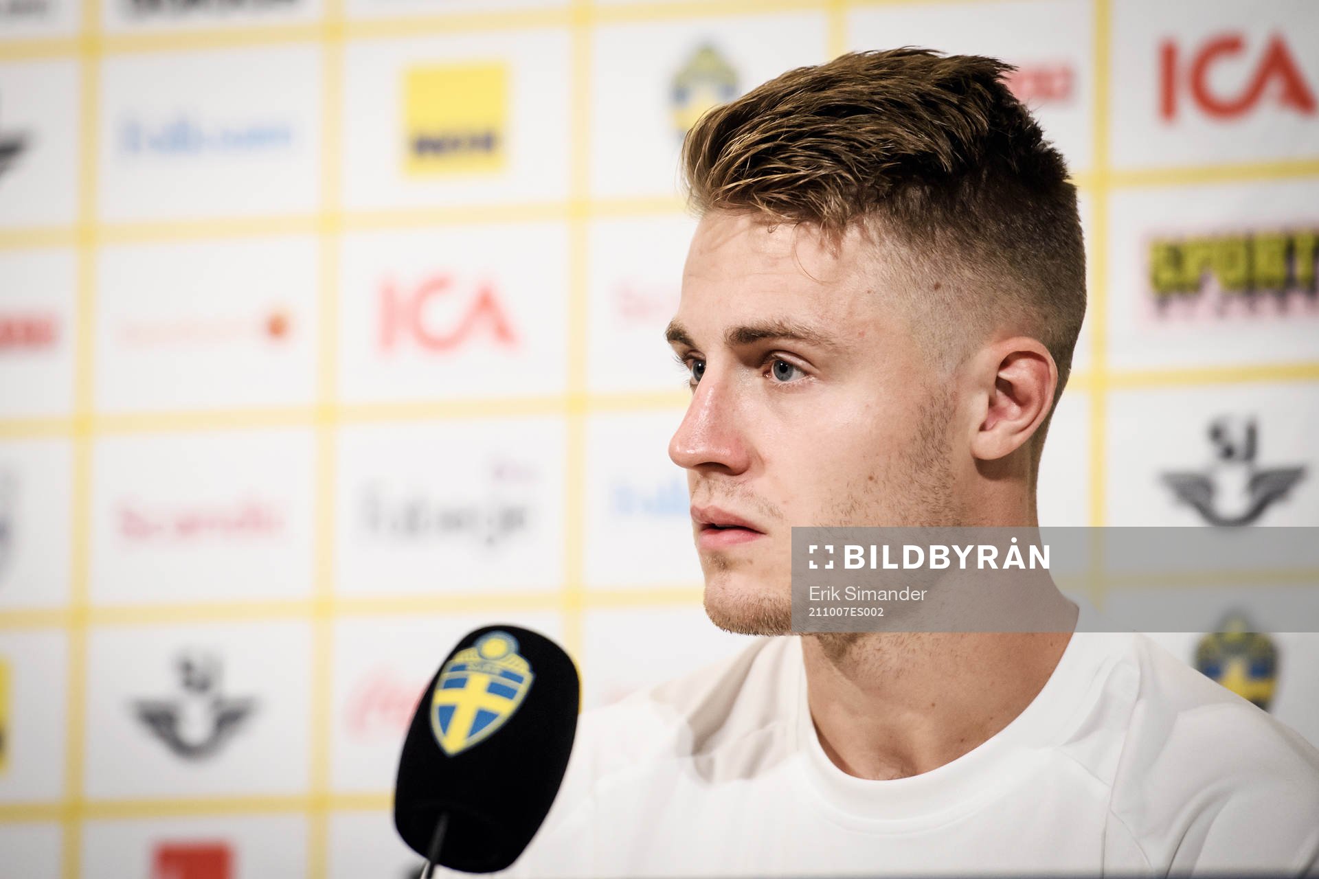 Mattias Svanberg of the Swedish national football team