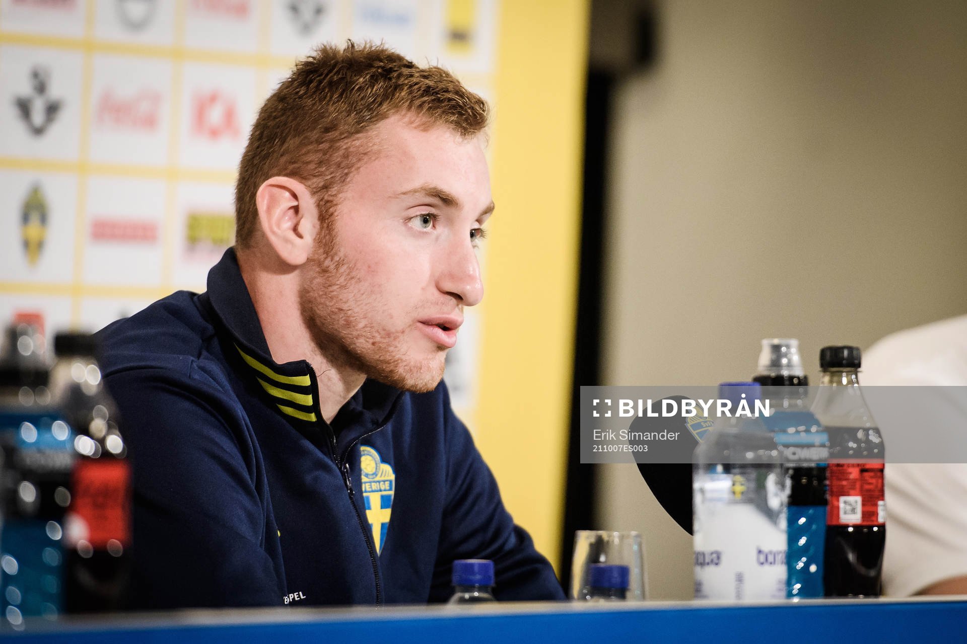 Dejan Kulusevski of the Swedish national football team