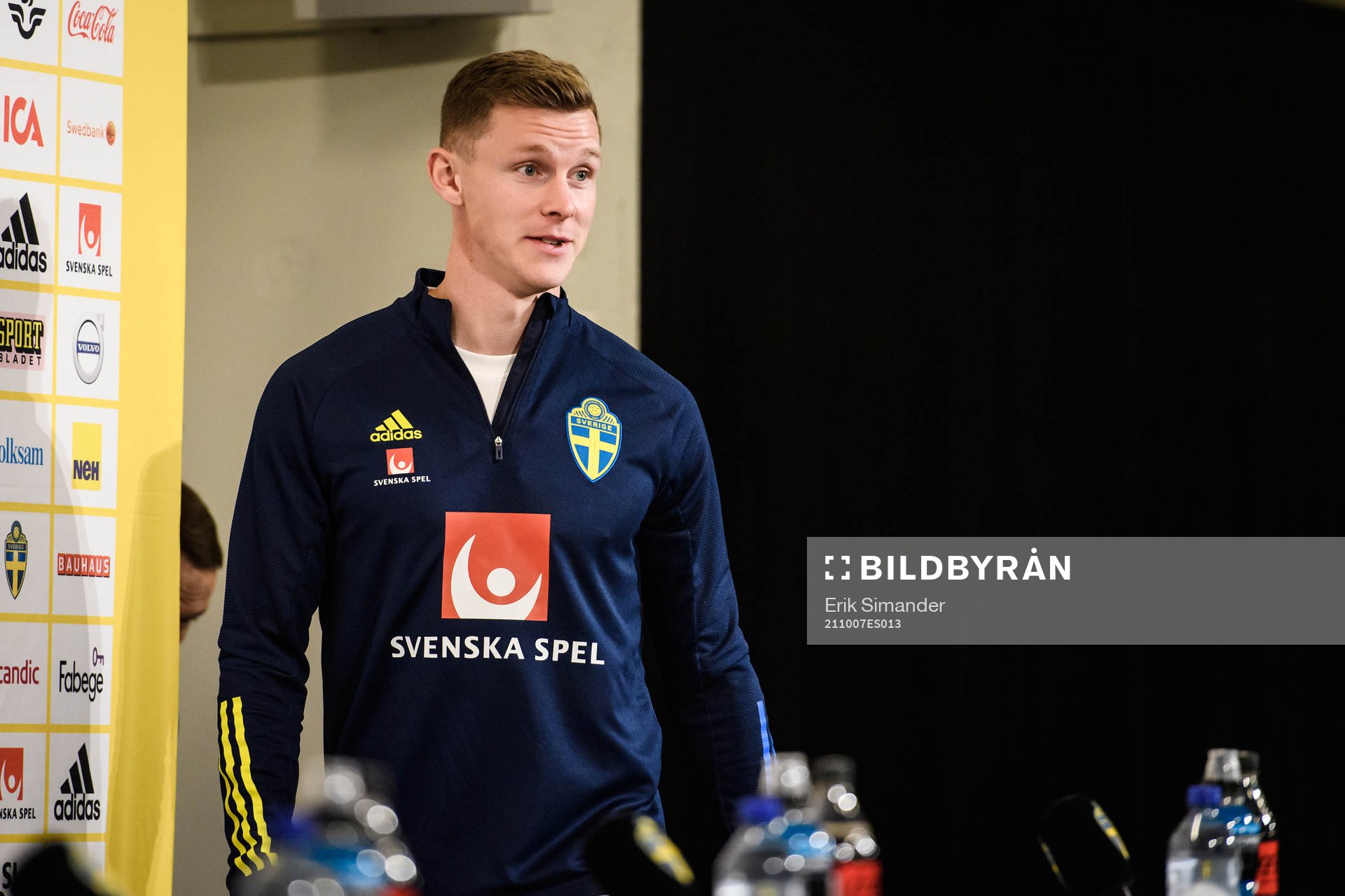 Emil Krafth of the Swedish national football team