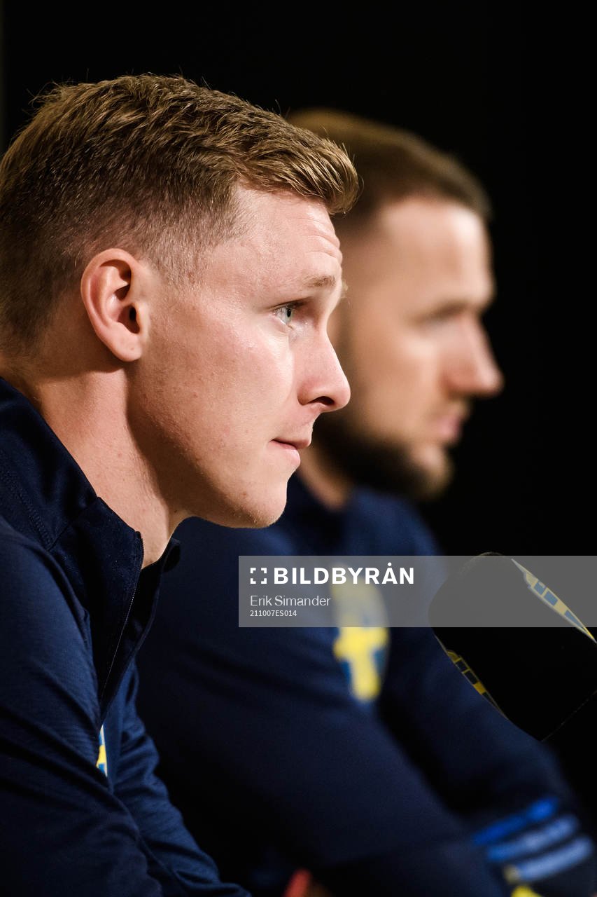 Emil Krafth of the Swedish national football team