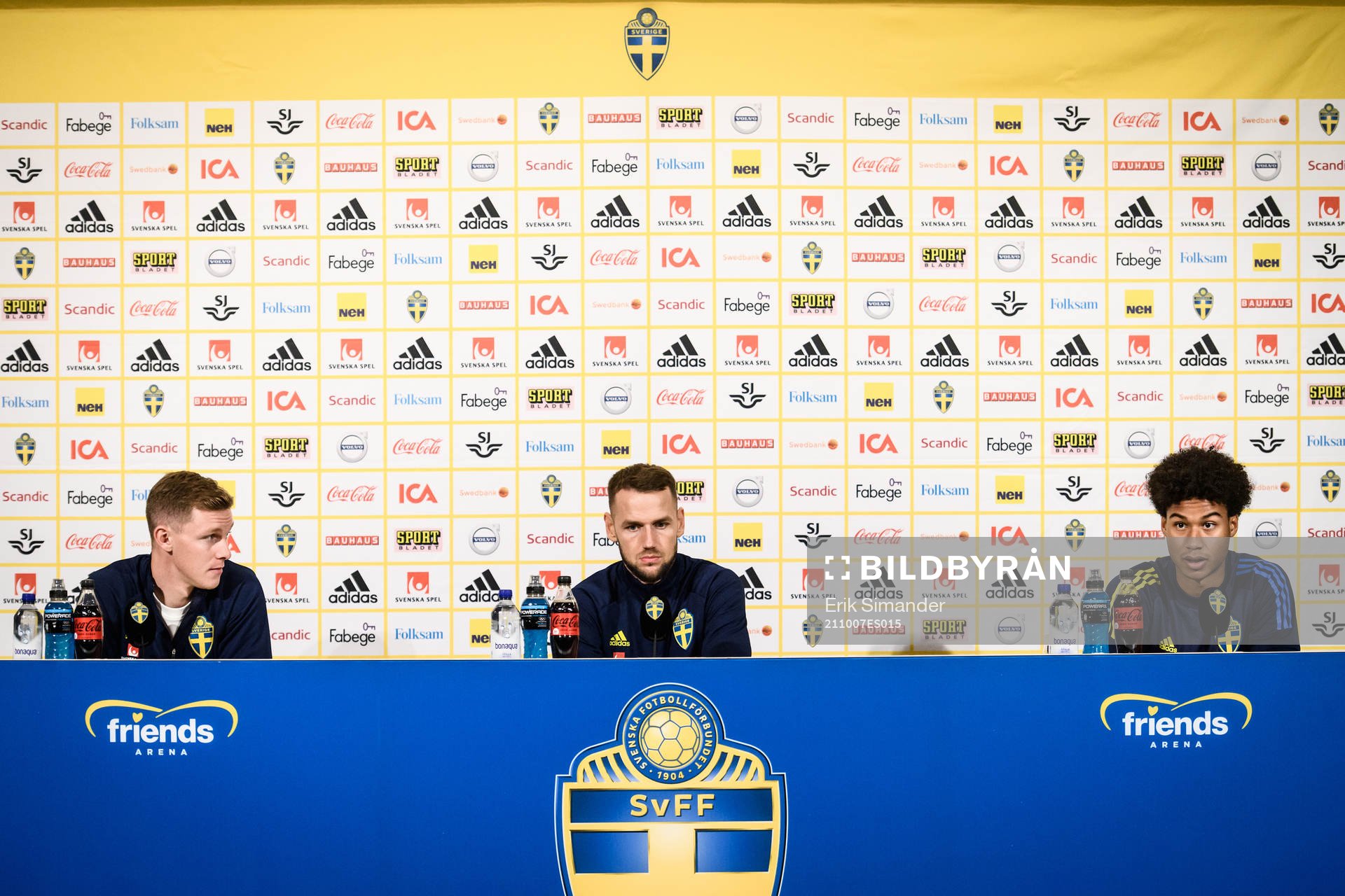 Emil Krafth, Alexander Milosevic and Jens Cajuste of the