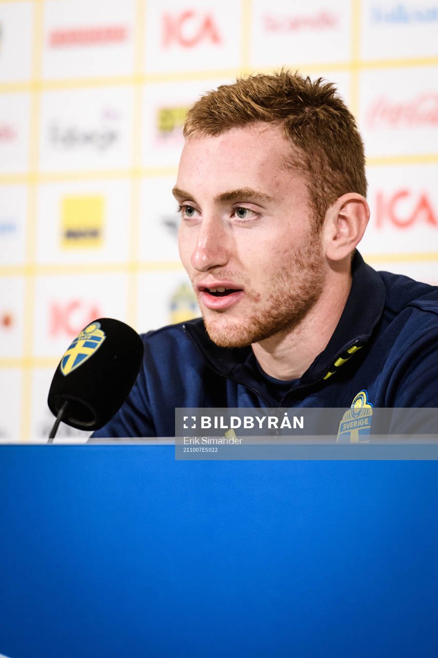 Dejan Kulusevski of the Swedish national football team