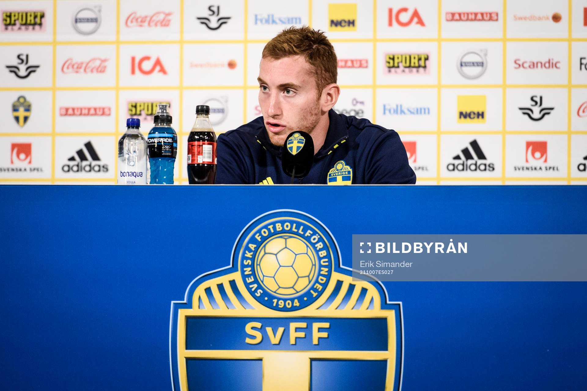 Dejan Kulusevski of the Swedish national football team