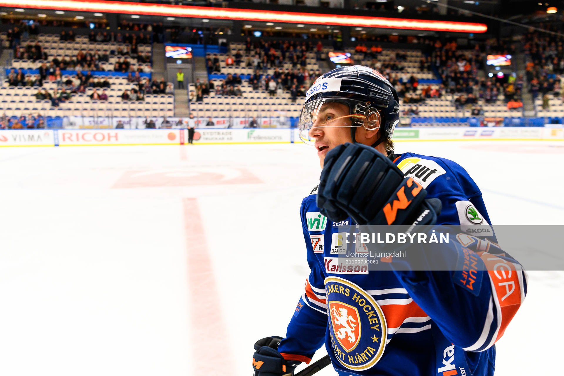 Växjös Pontus Holmberg jublar