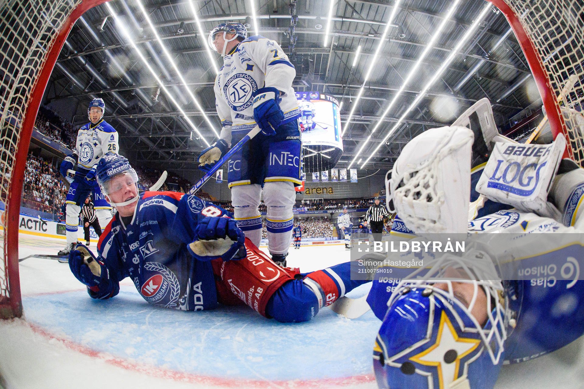 Leksands Patrik Norén , Benjamin Thomas och Oskarshamns