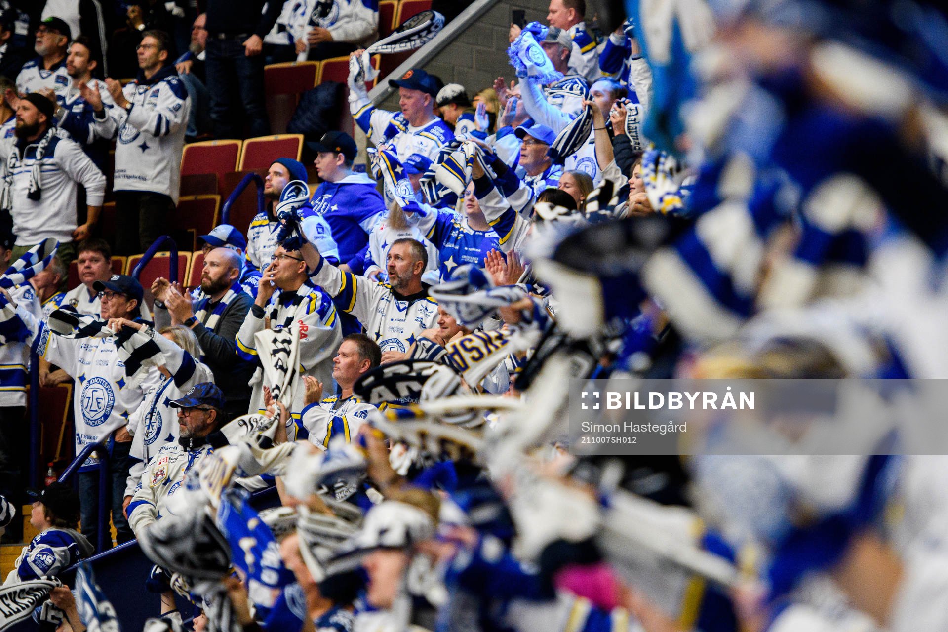 Leksands supportrar jublar
