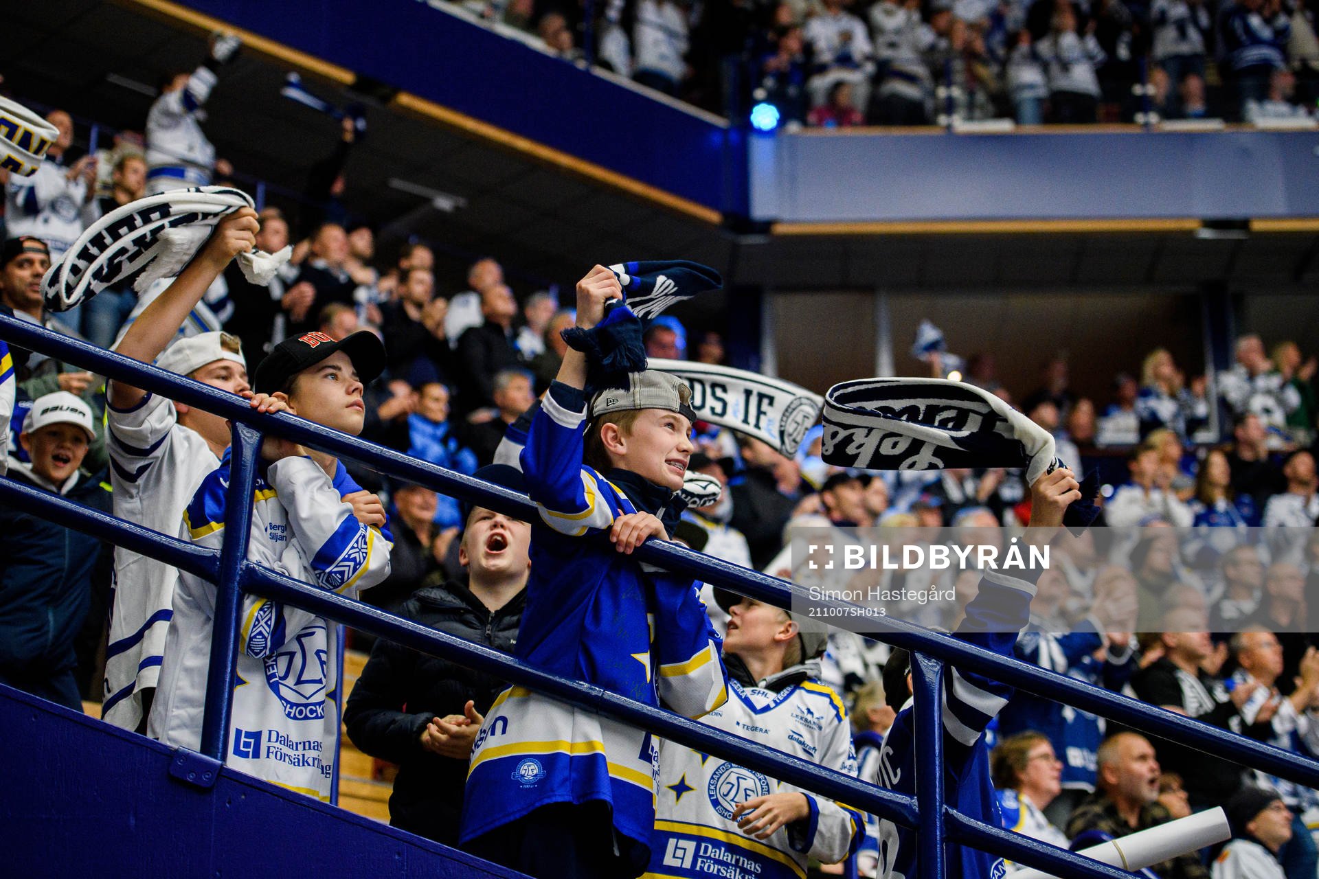 Leksands supportrar jublar