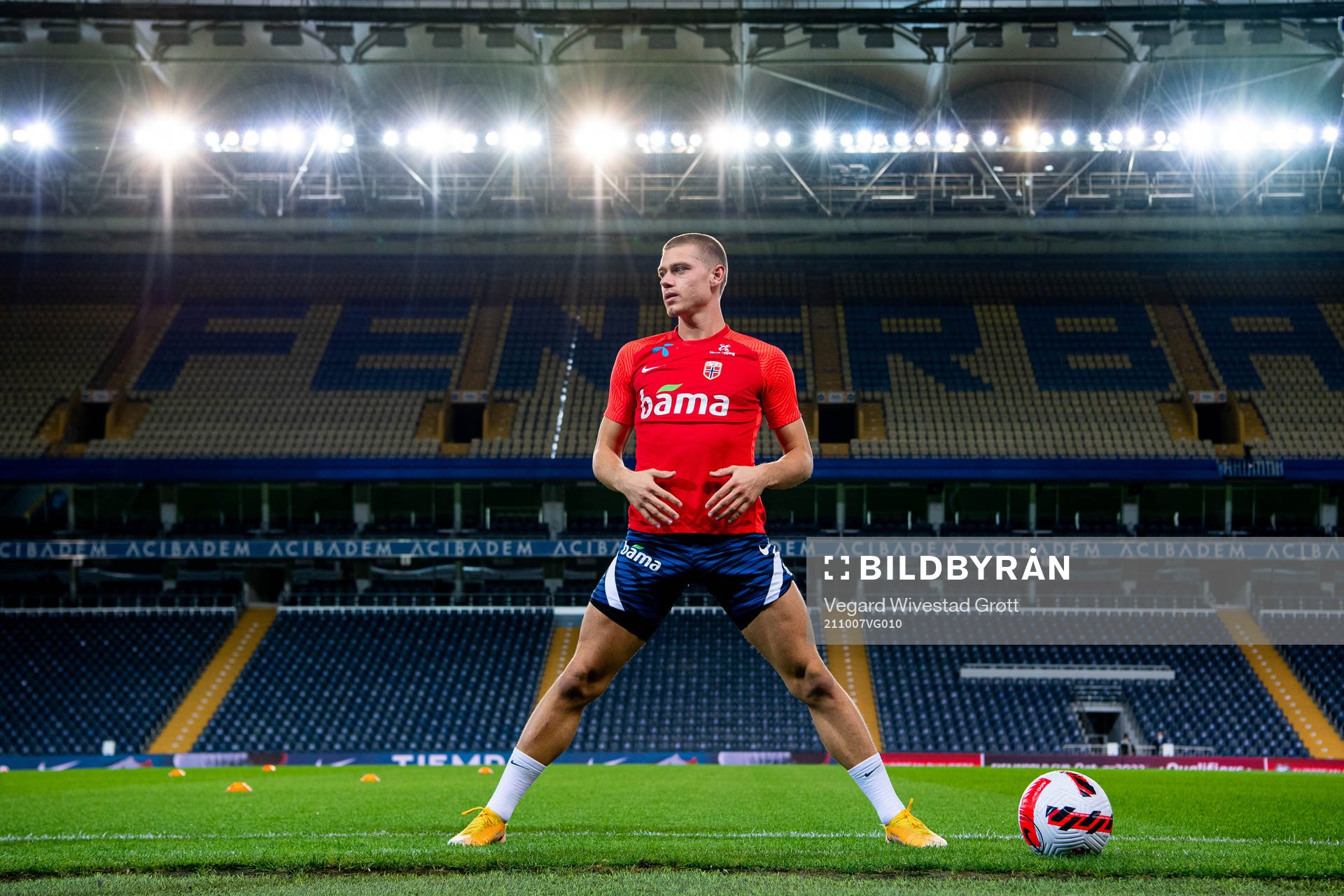 Julian Ryerson of the Norwegian national football team