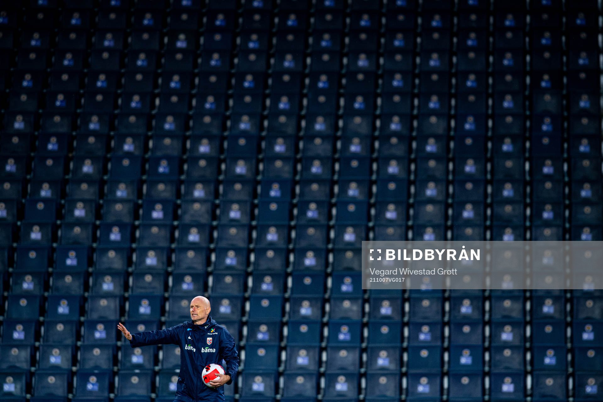 Ståle Solbakken, head coach of the Norwegian national