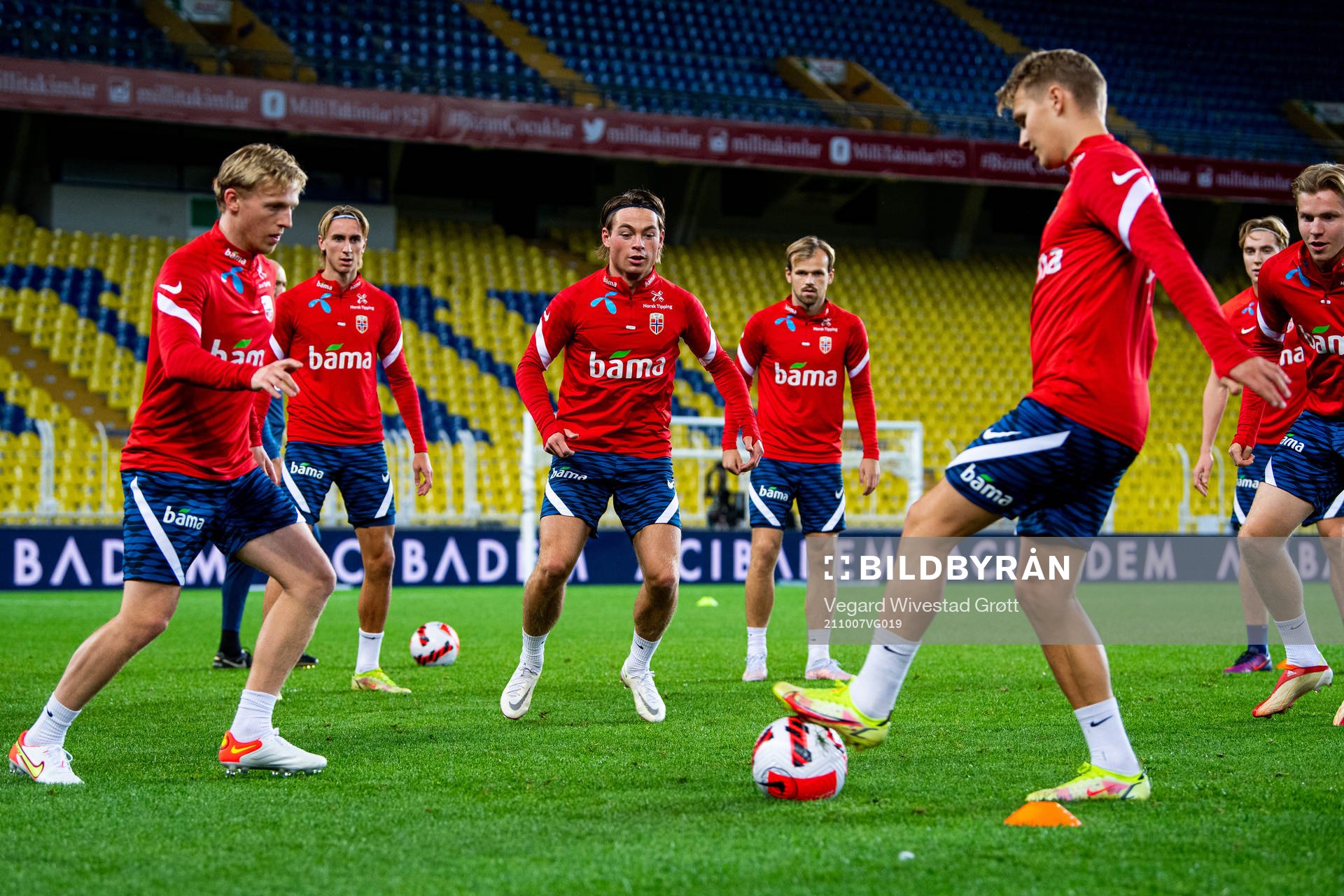 Mats Møller Dæhli, Patrick Berg and Martin Ødegaard of